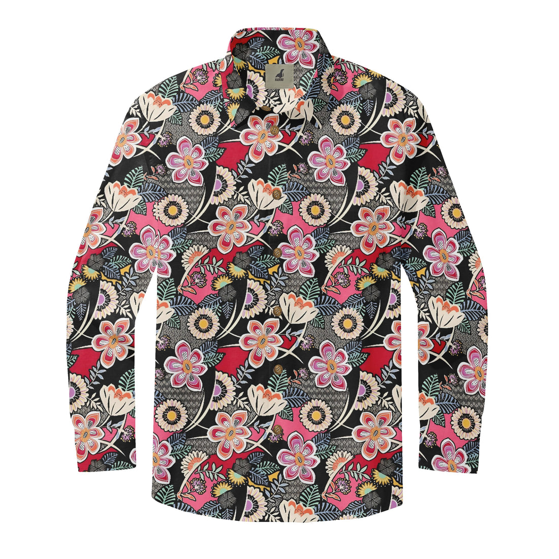 Crimson Garden Carnival Long Sleeve Shirts