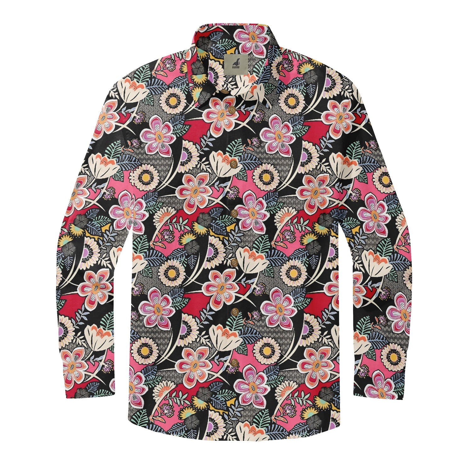 Crimson Garden Carnival Long Sleeve Shirts