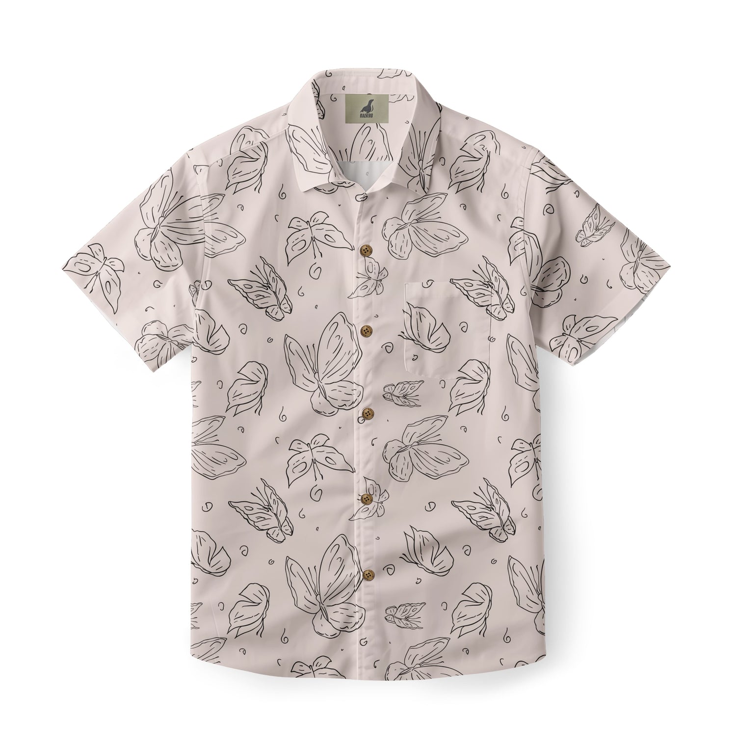 Flutter Sketch Hawaiian Shirt
