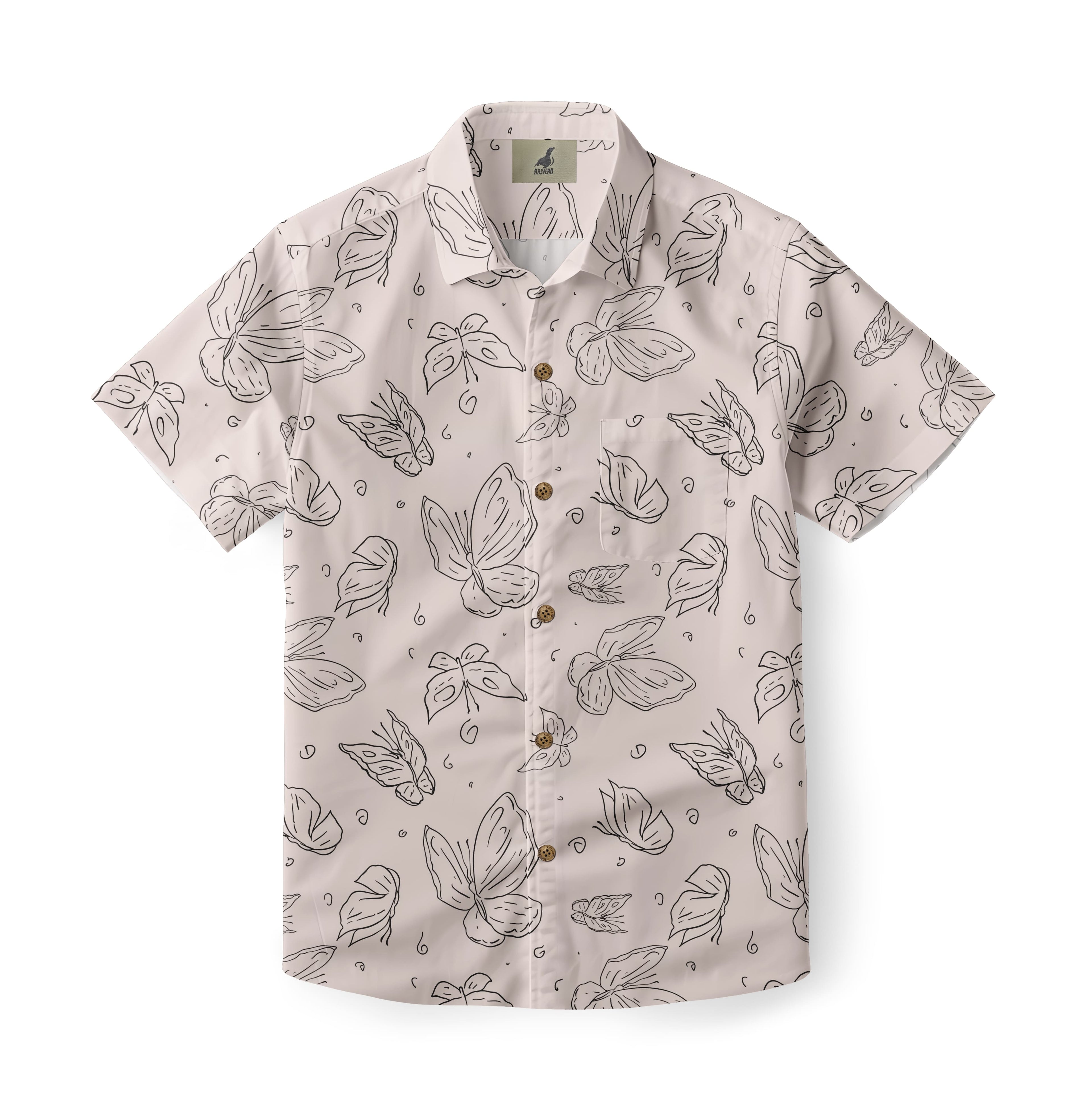 Flutter Sketch Hawaiian Shirt