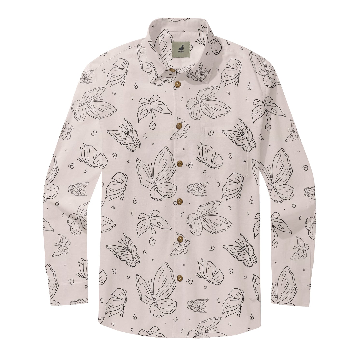 Flutter Sketch Long Sleeve Shirts
