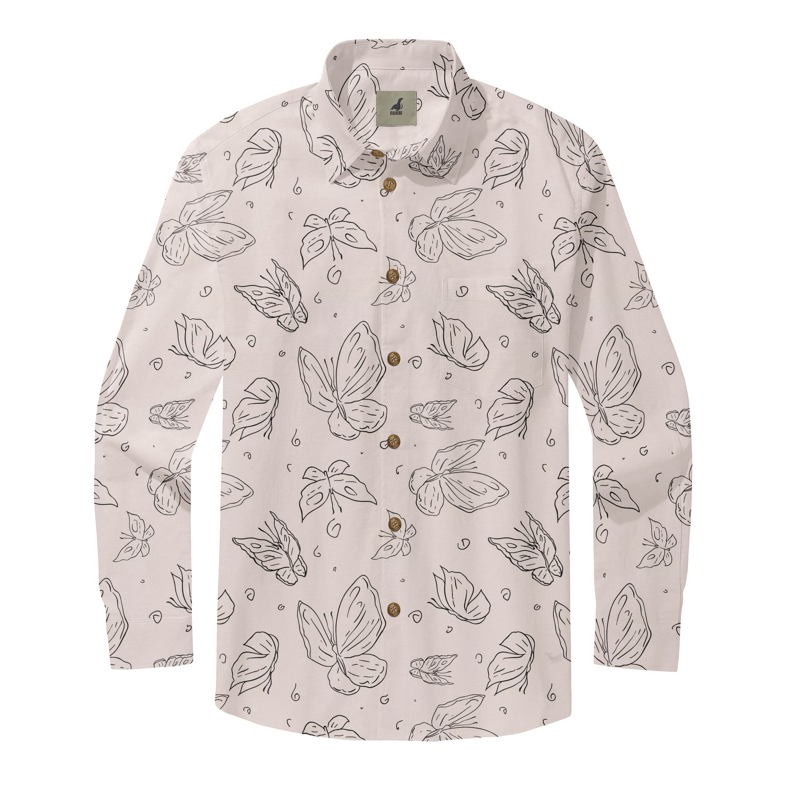 Flutter Sketch Long Sleeve Shirts