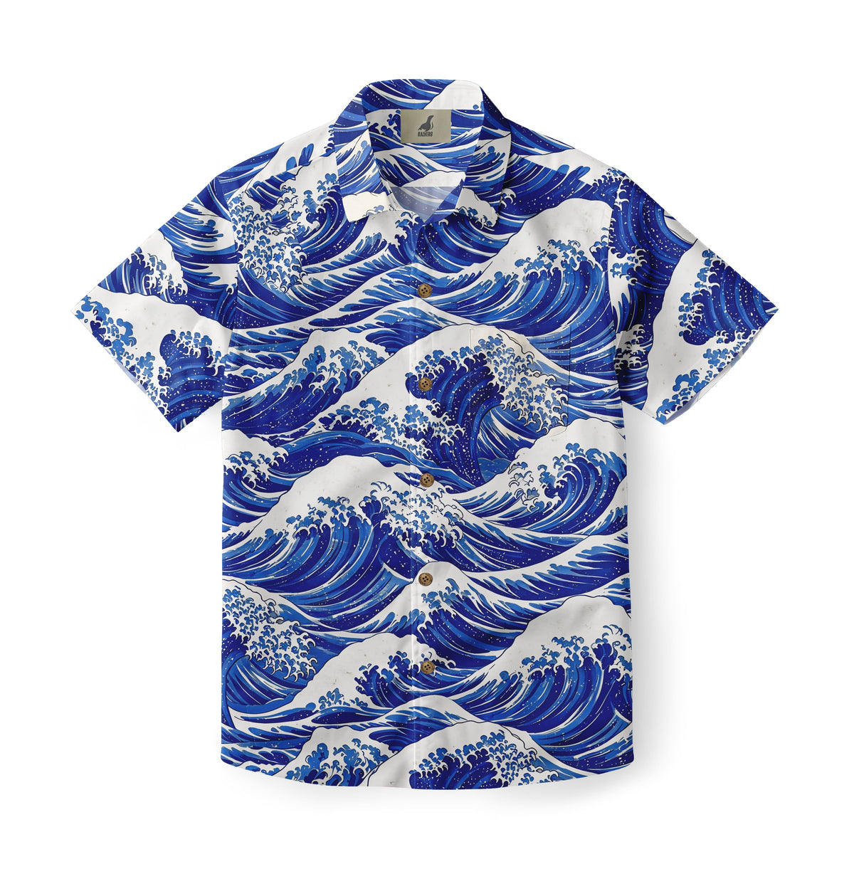 Giant Blue Wave Hawaiian Shirt