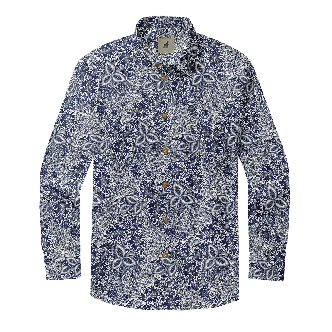 Indigo Reef Bloom Long Sleeve Shirts