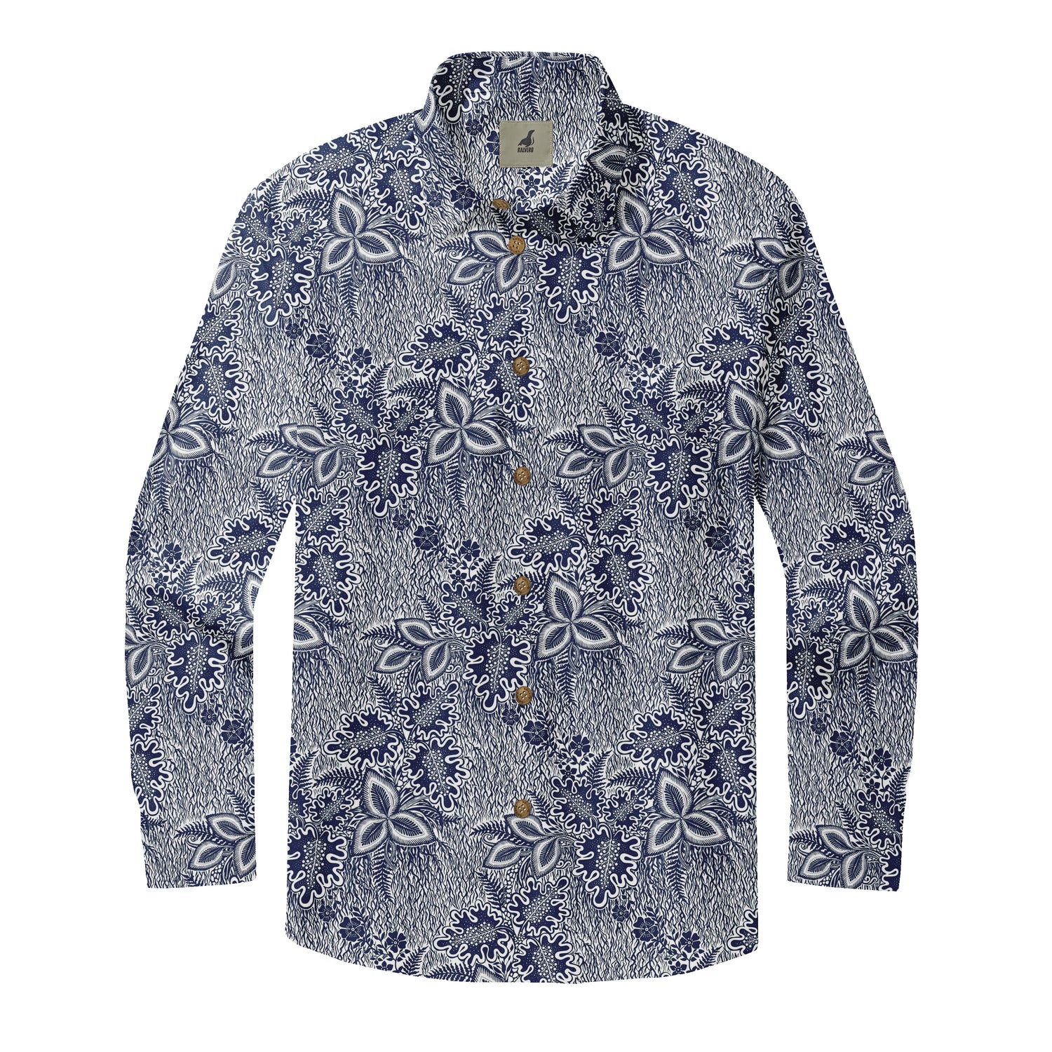 Indigo Reef Bloom Long Sleeve Shirts