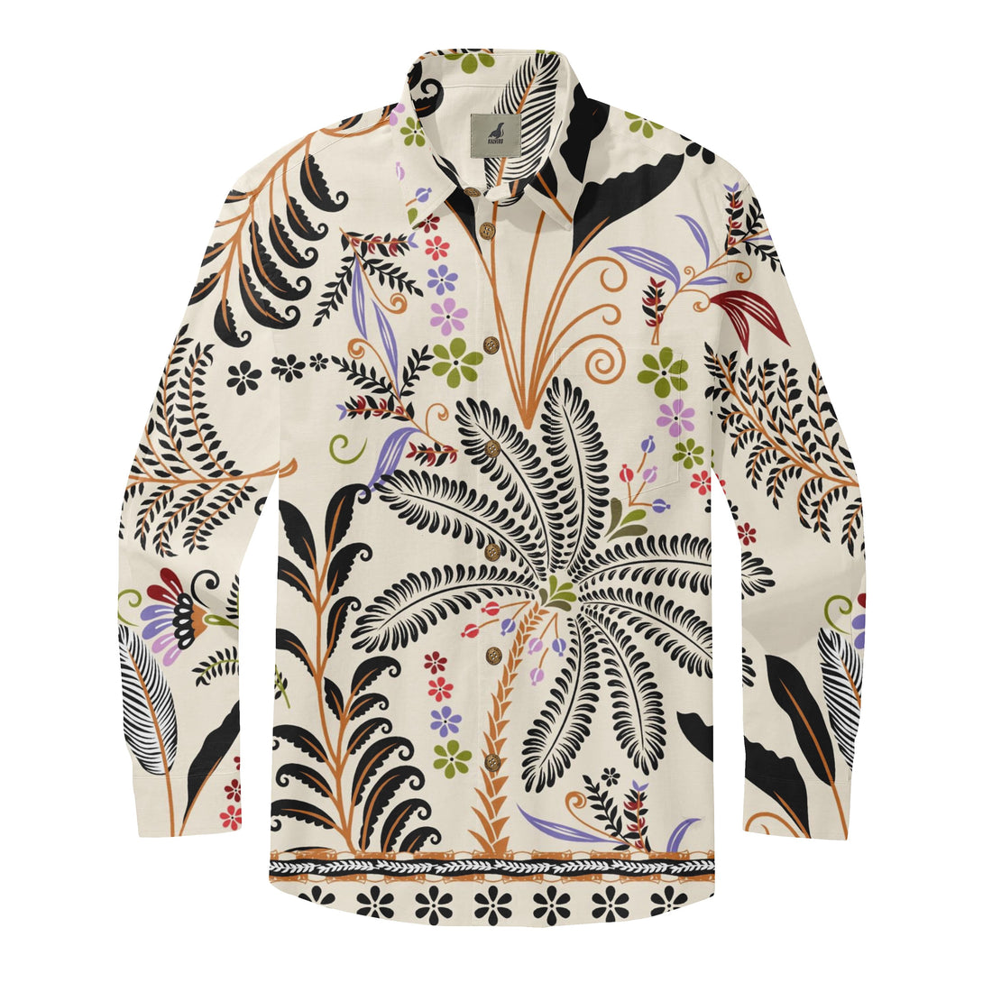 Island Fern Fiesta Long Sleeve Shirts