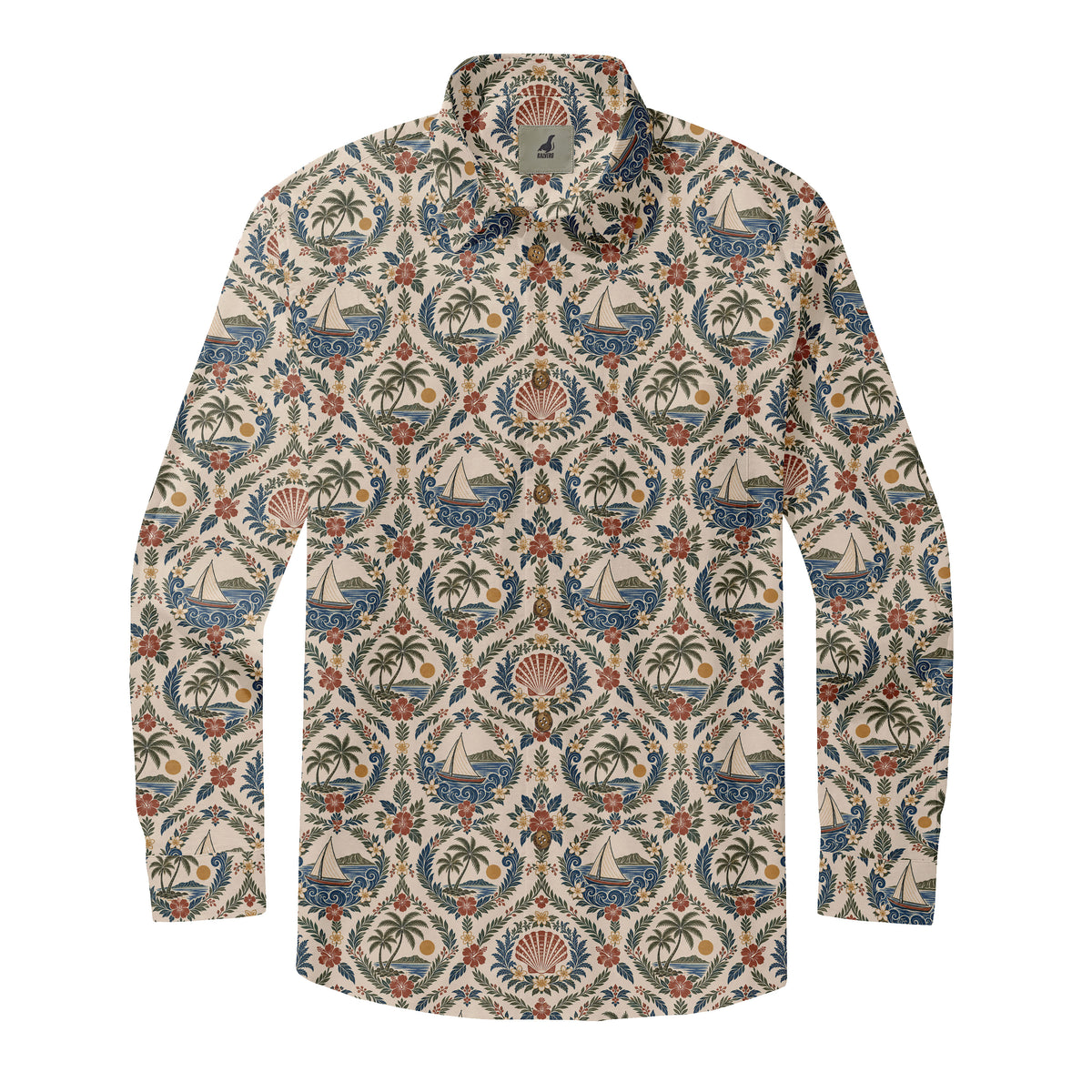 Ivory Island Cameos Long Sleeve Shirt