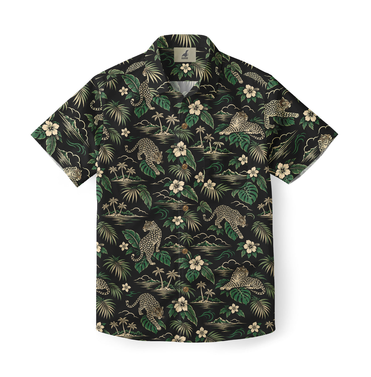Jungle Cat Island Hawaiian Shirt