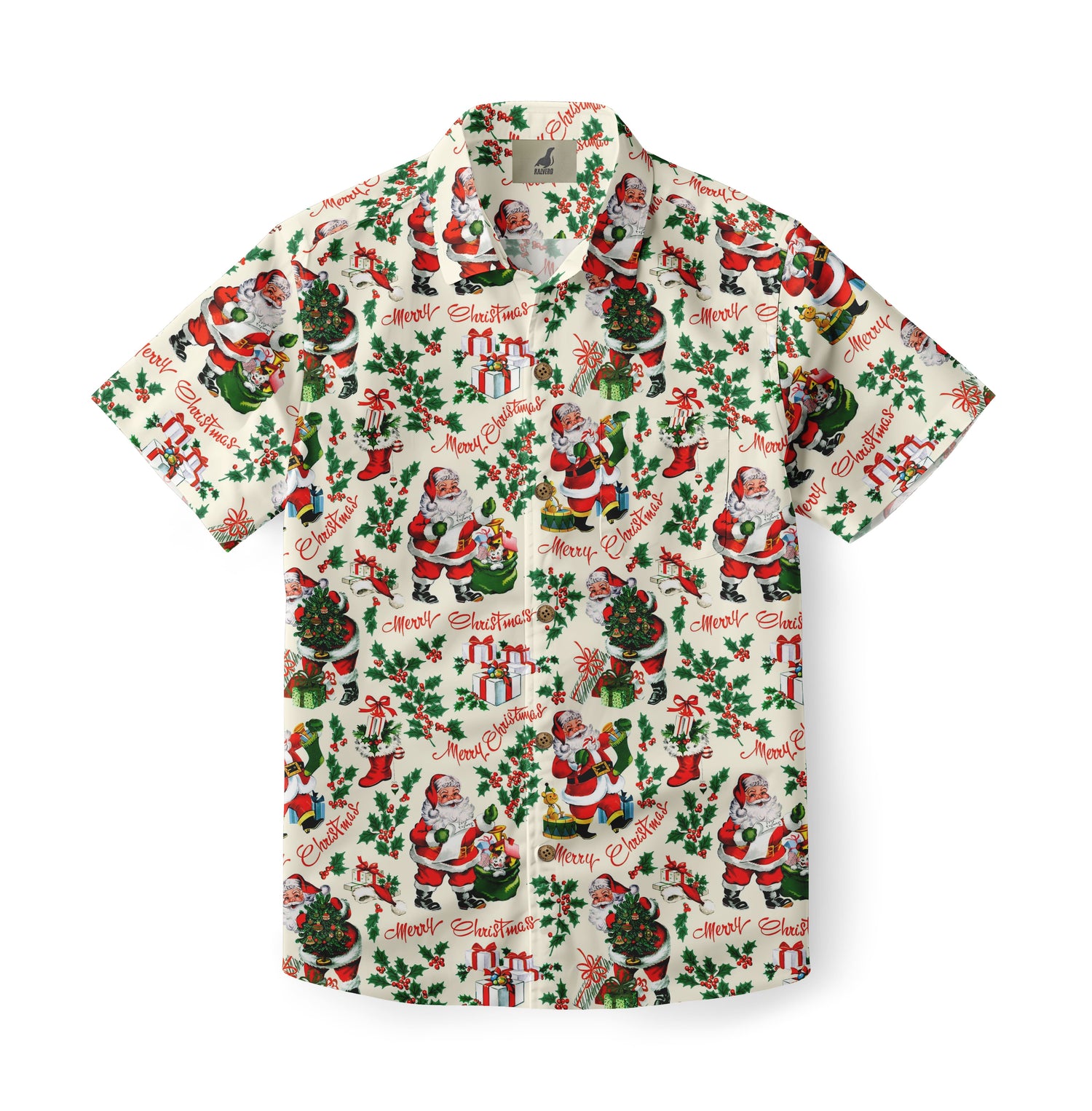 Vintage Santa Hawaiian Shirt