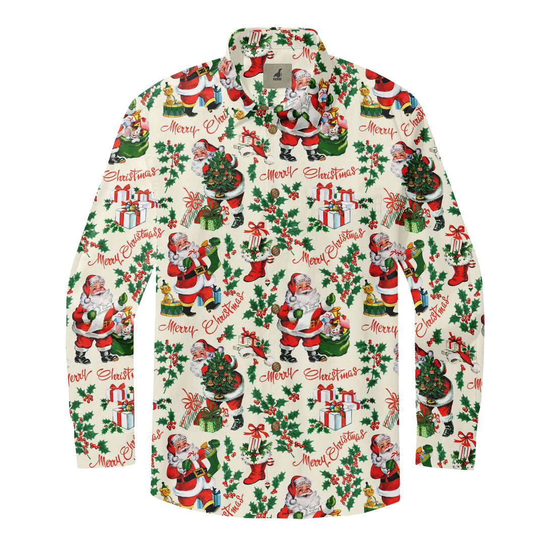 Vintage Santa Long Sleeve Shirt