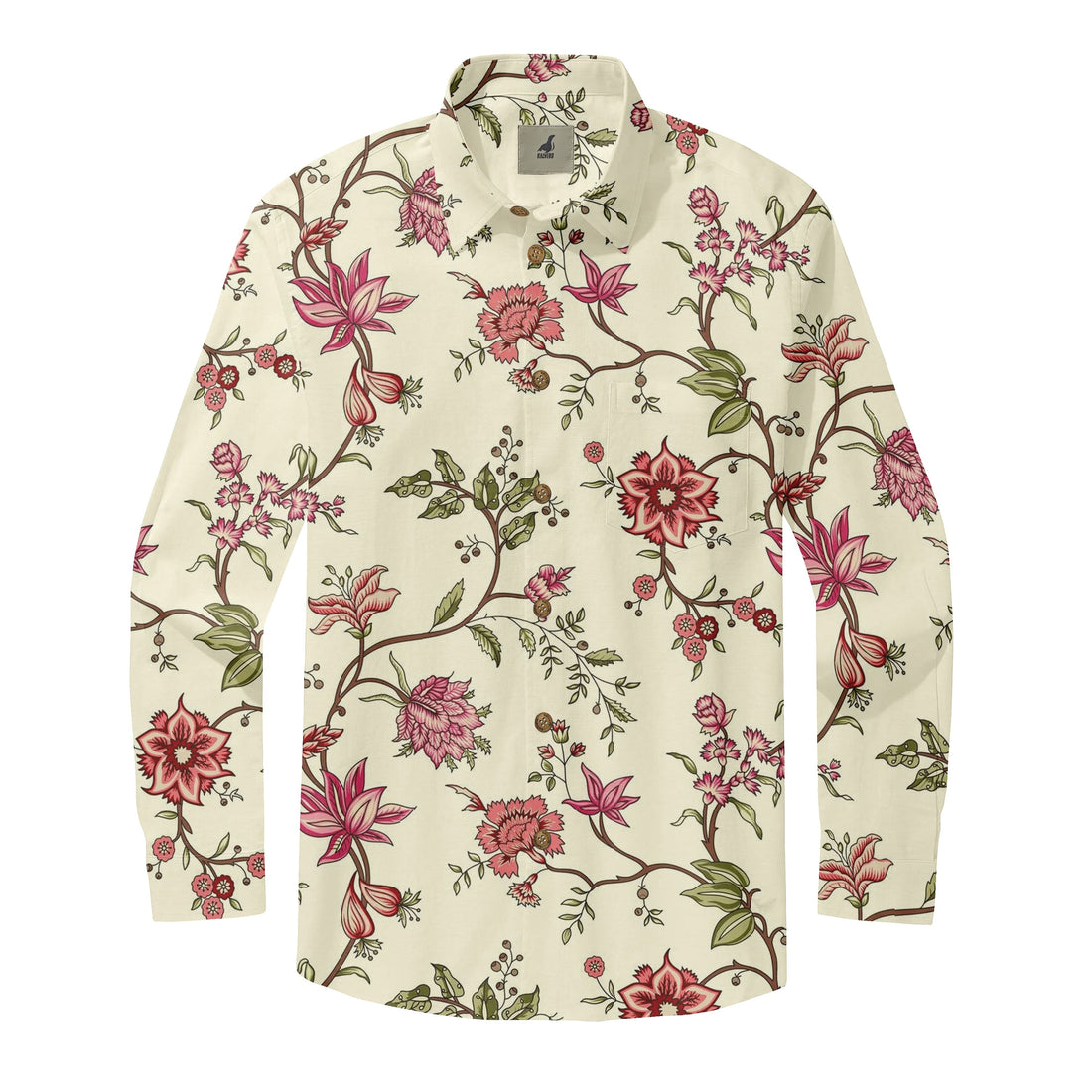Pink Floral Long Sleeve Shirt