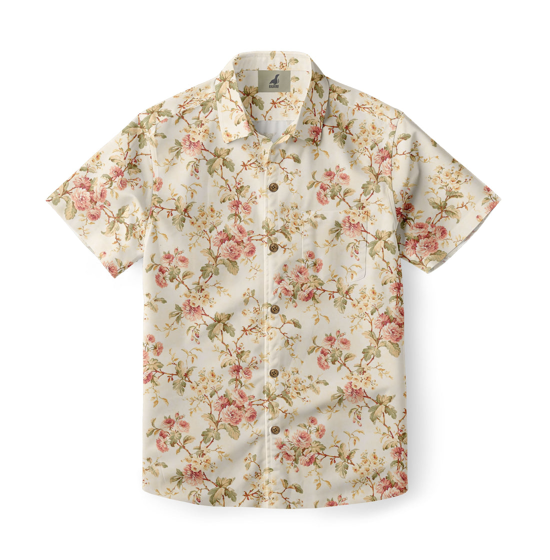 Romantic Rose Aloha Shirt