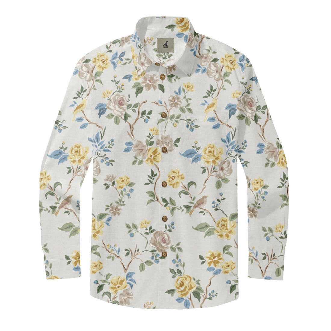 Yellow Garden Long Sleeve Shirt