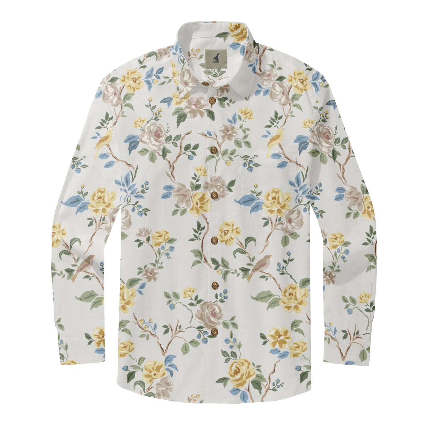 Yellow Garden Long Sleeve Shirt
