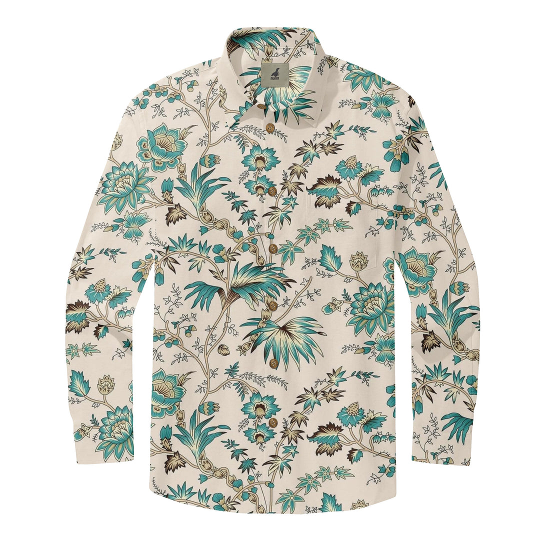 Jacobean Floral Long Sleeve Shirt
