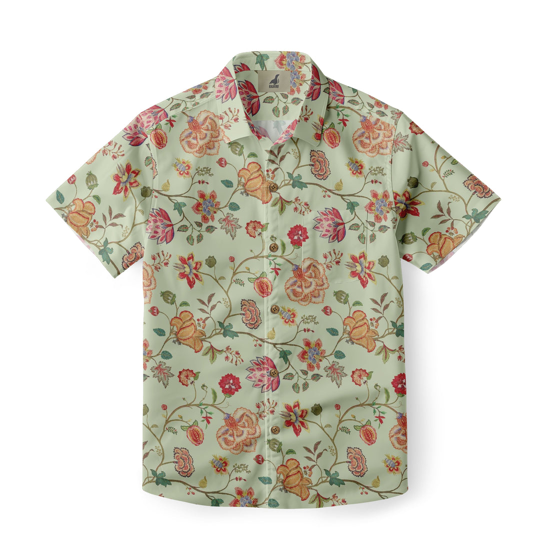 Vine Print Aloha Shirt