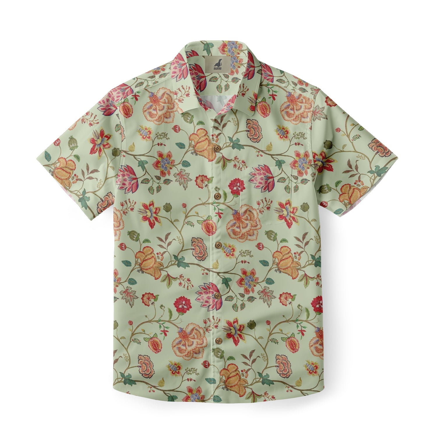 Vine Print Aloha Shirt
