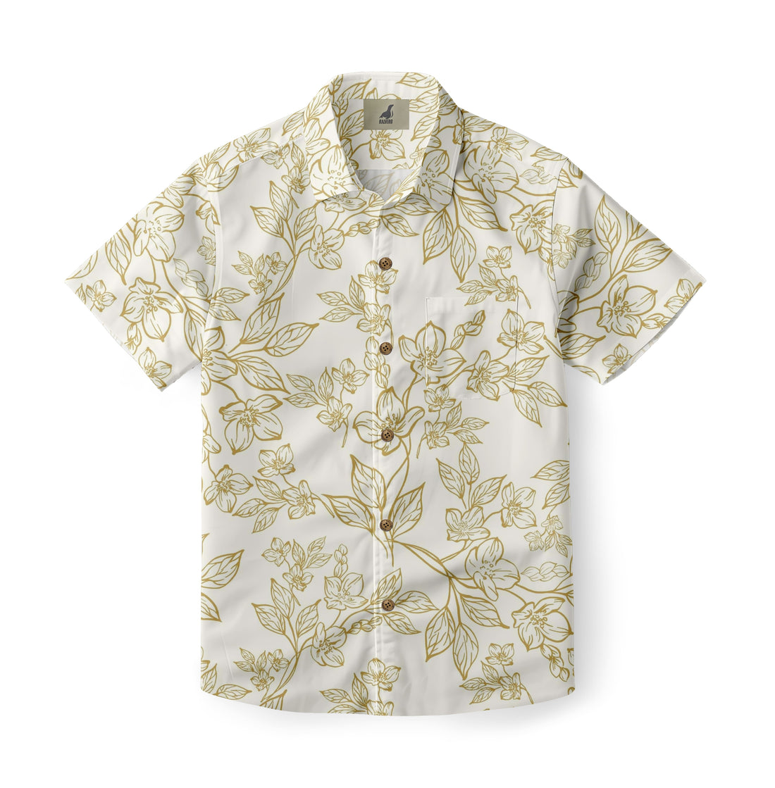Floral Sketch Aloha Shirt