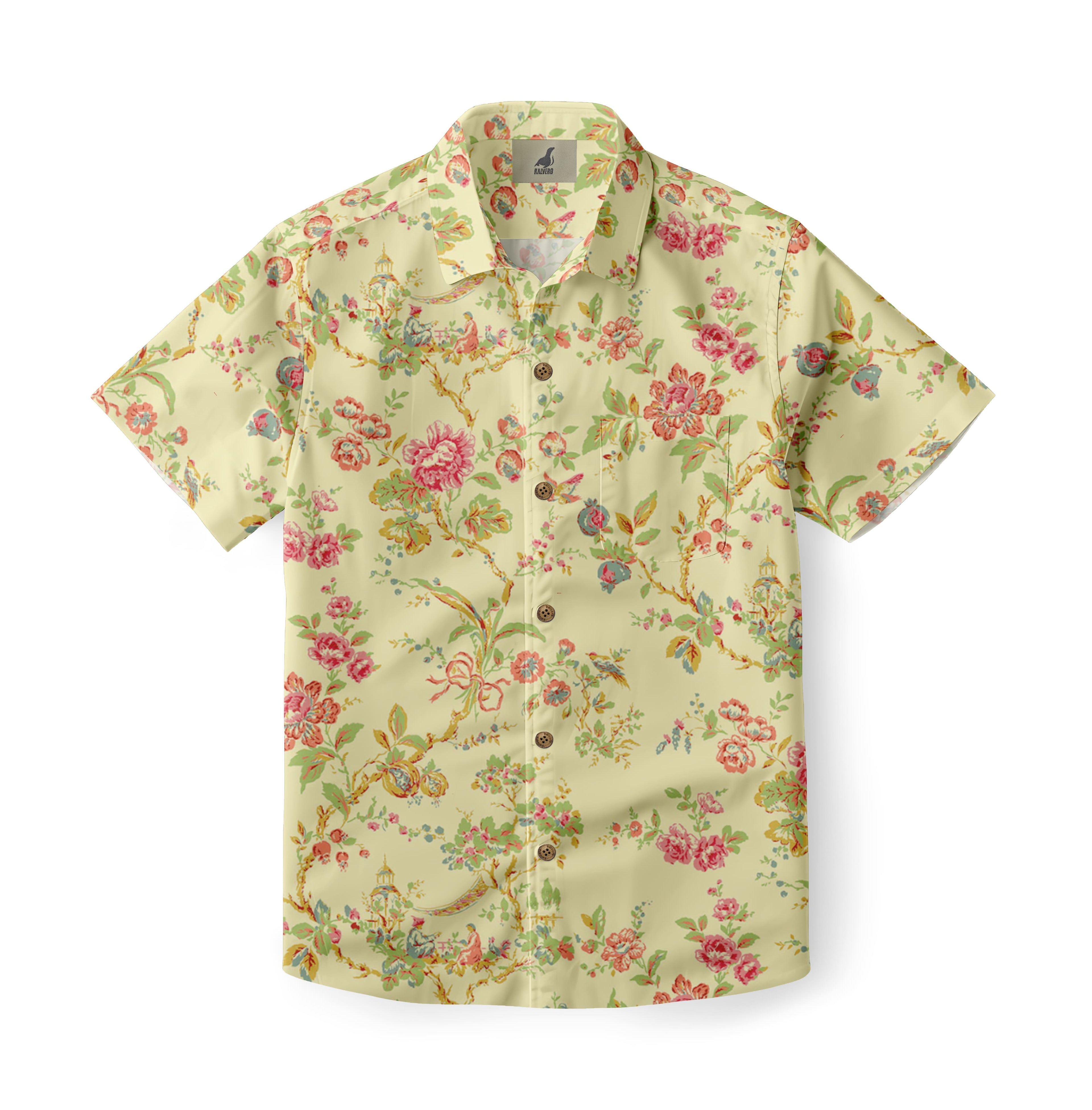 Red Wisteria Hawaiian Shirt