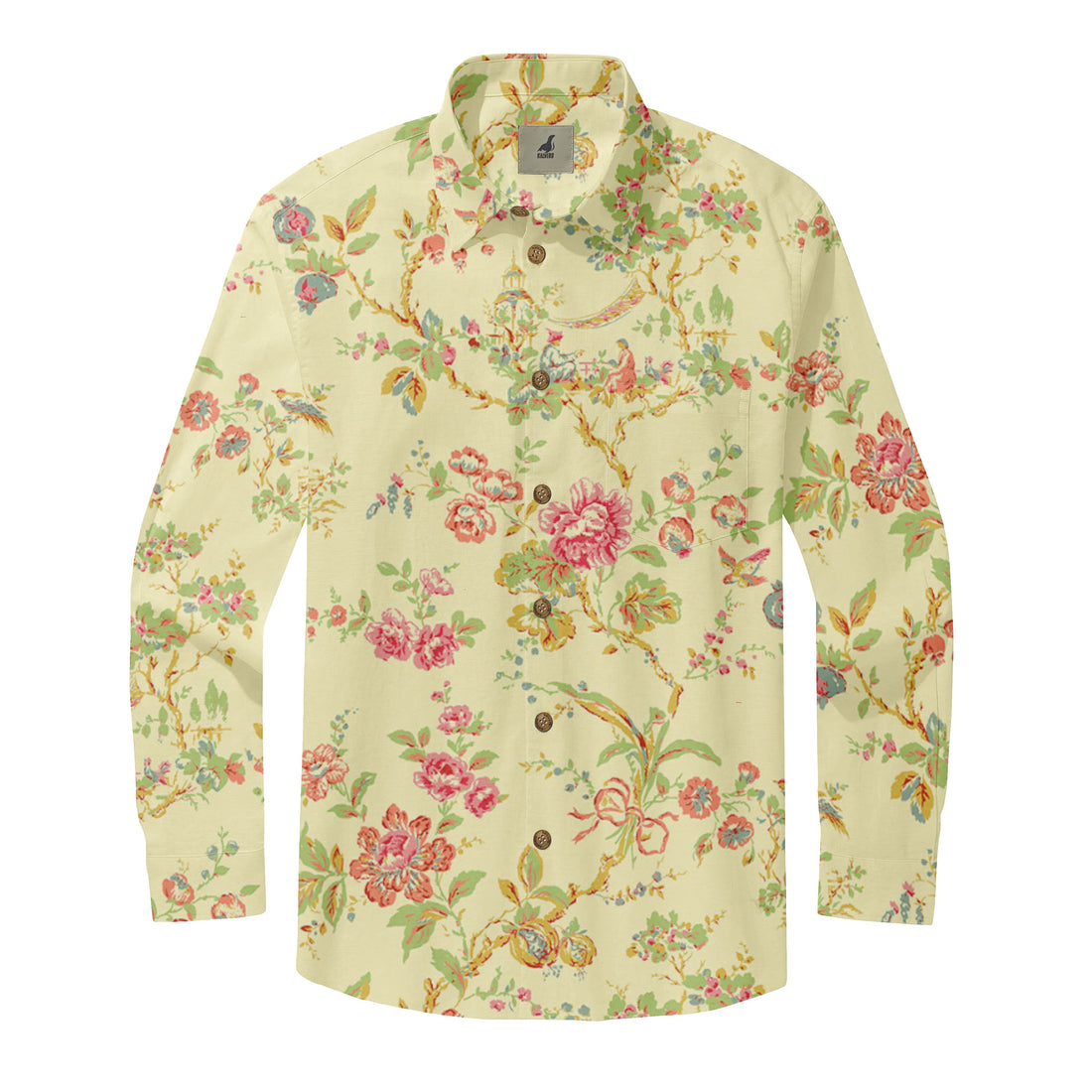 Red Wisteria Long Sleeve Shirt