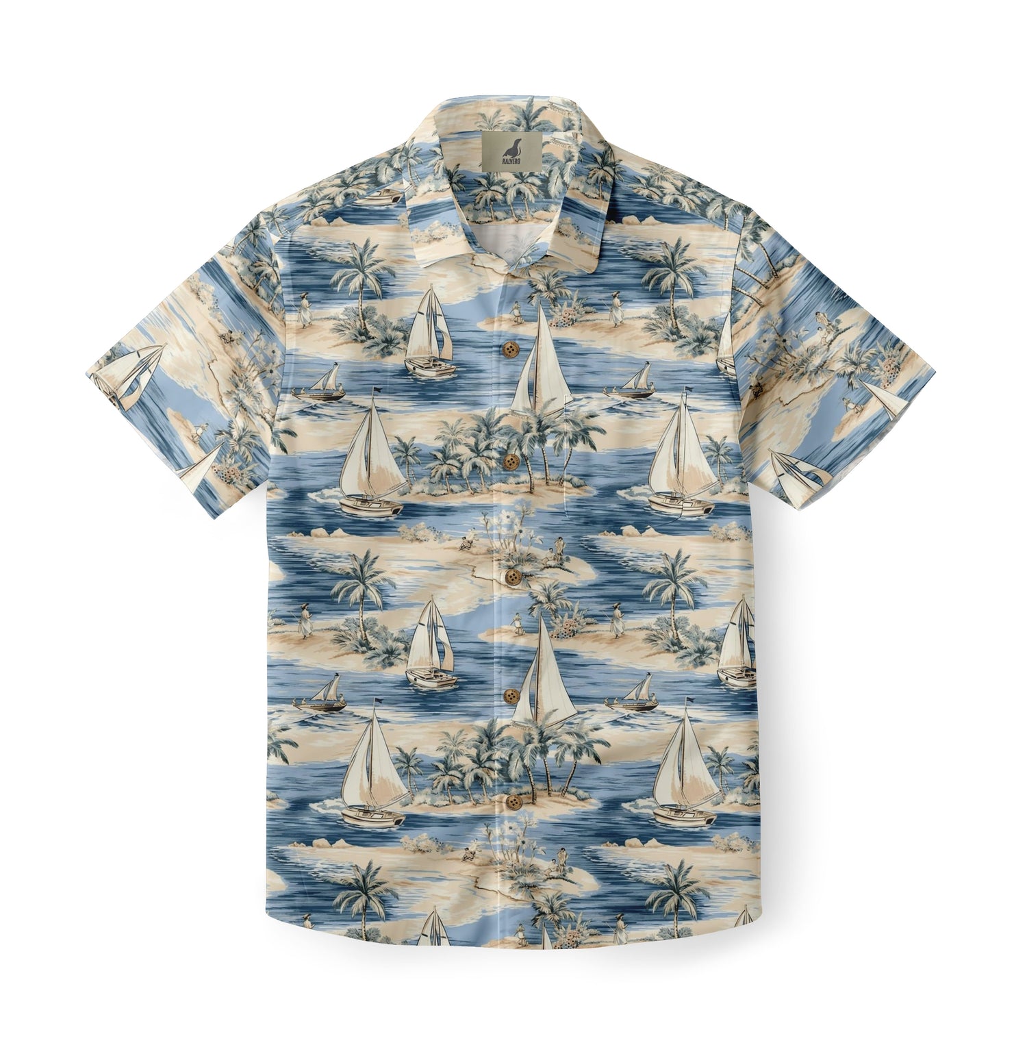 Island Sailboat Aloha Shirt