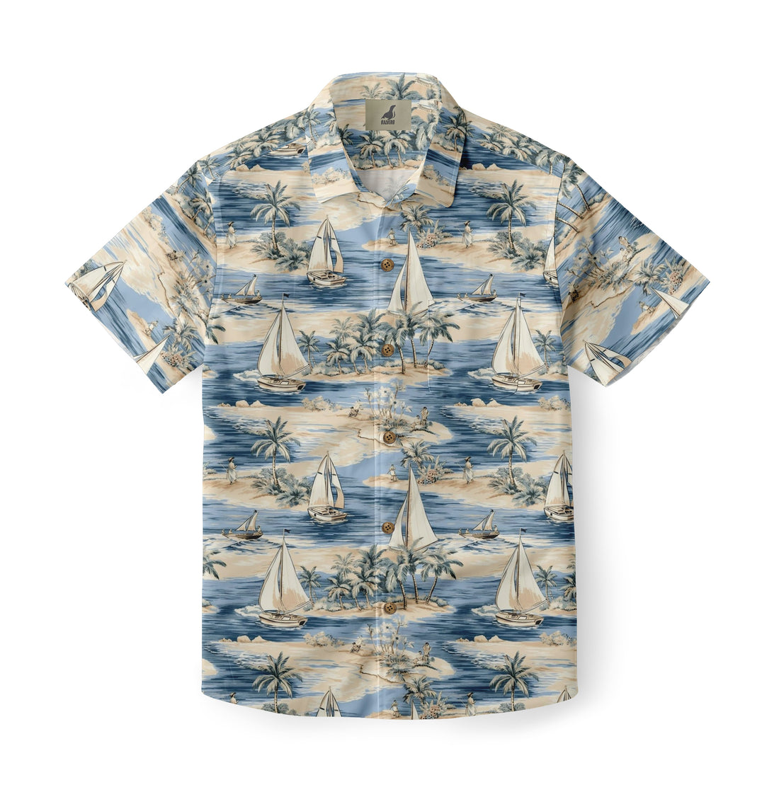 Island Sailboat Aloha Shirt