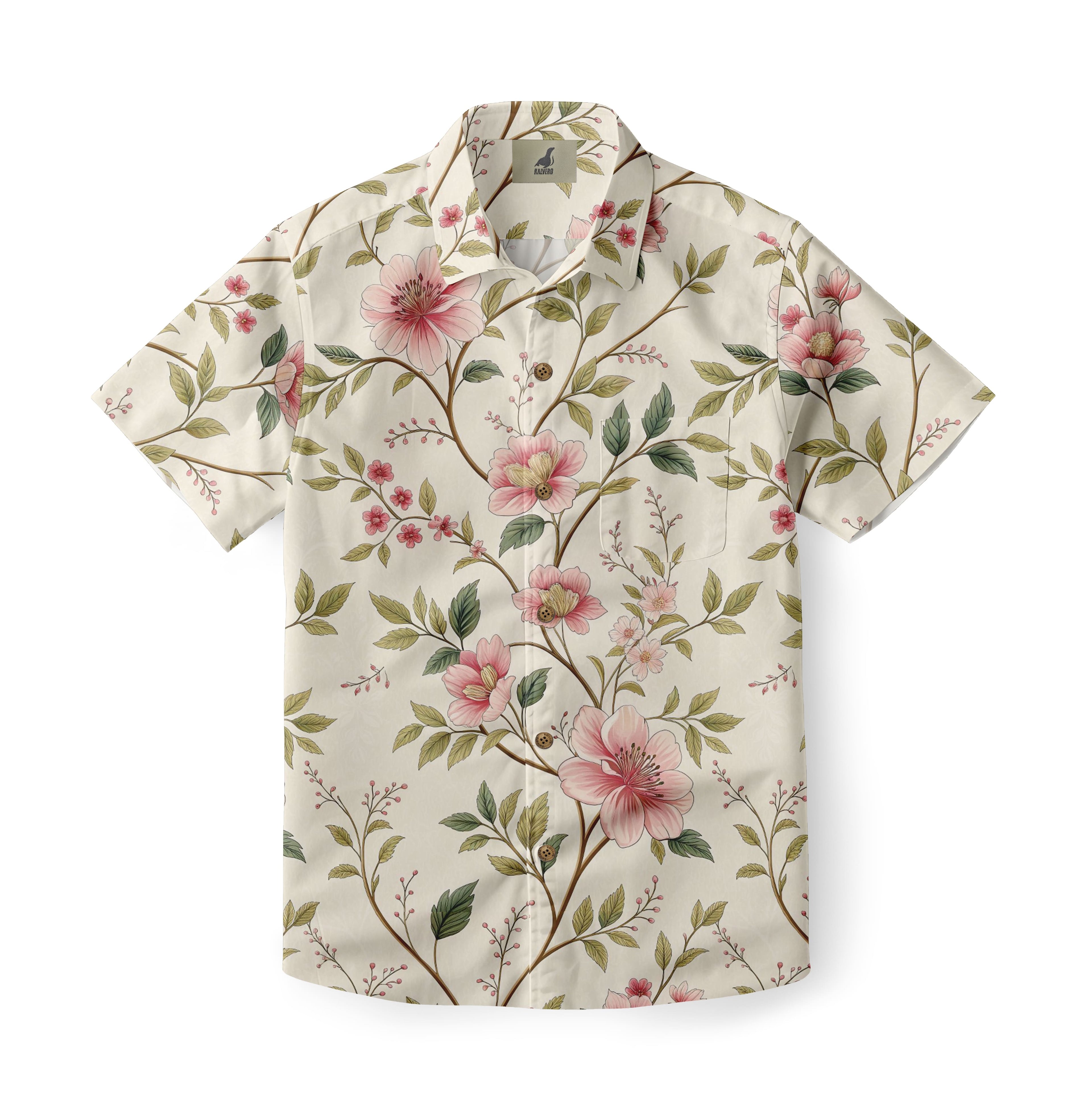 Pink Cherry Aloha Shirt