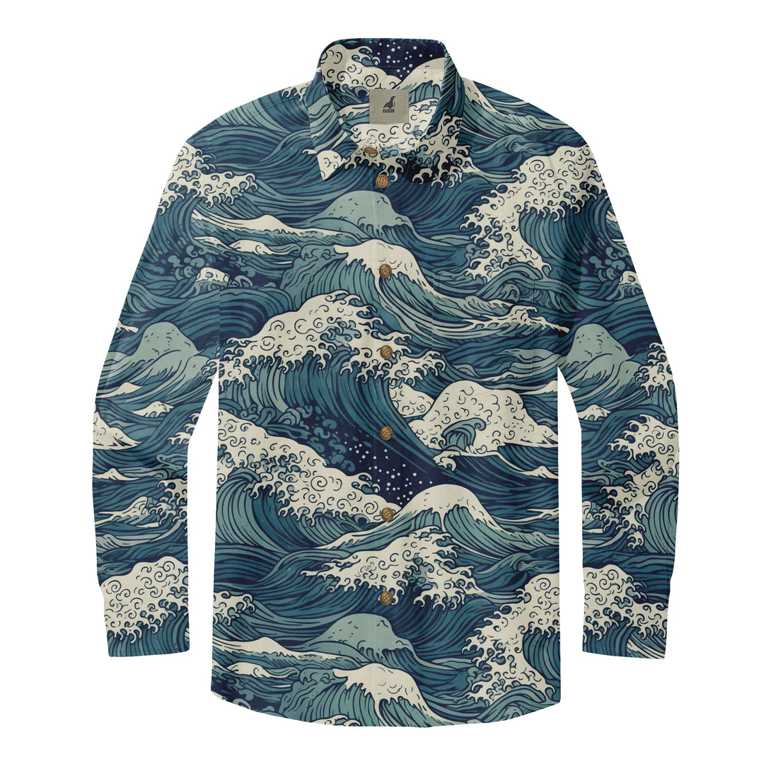 Great Wave Long Sleeve Shirt