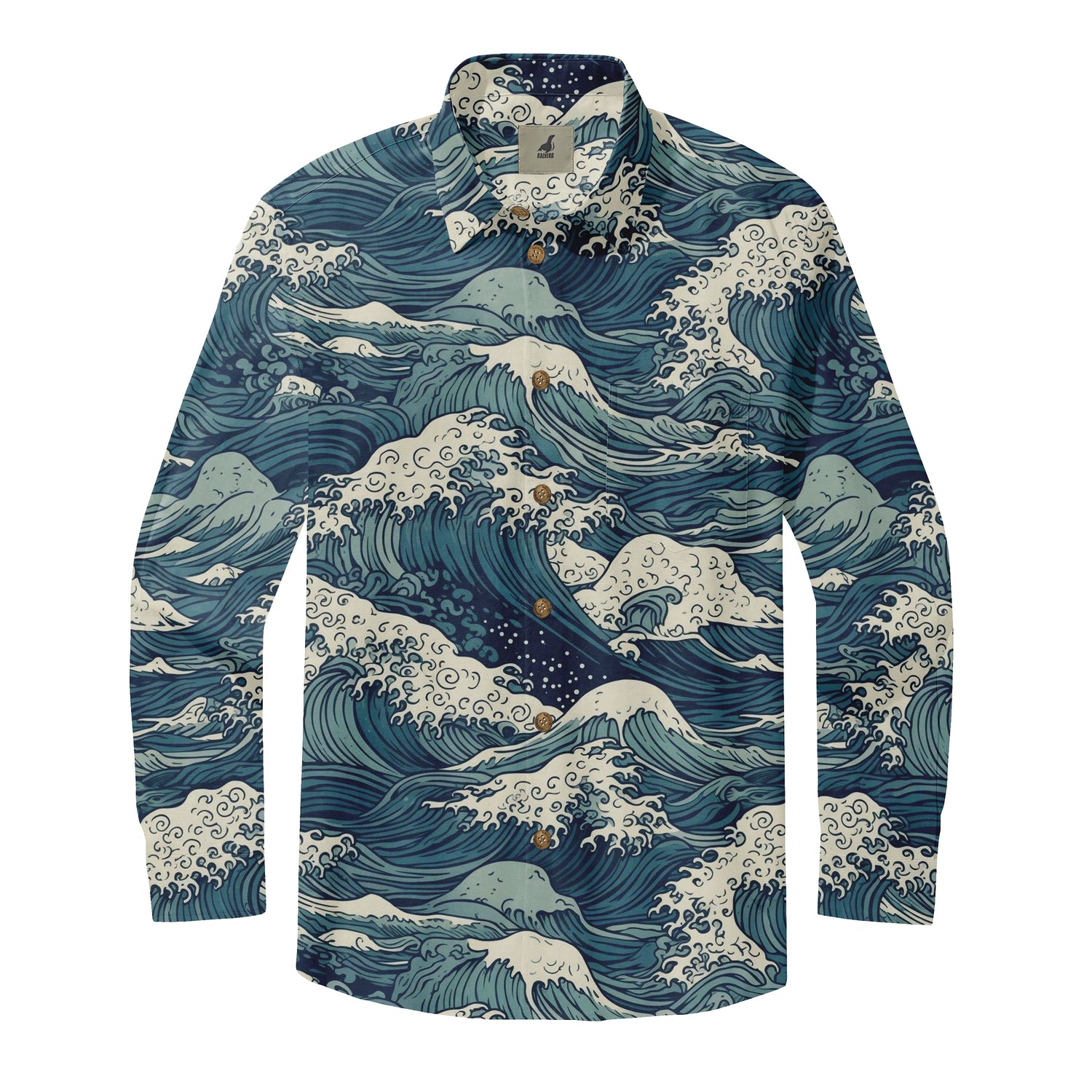 Great Wave Long Sleeve Shirt
