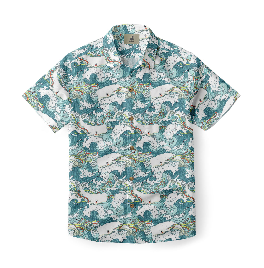 Whale Wave Aloha Shirt