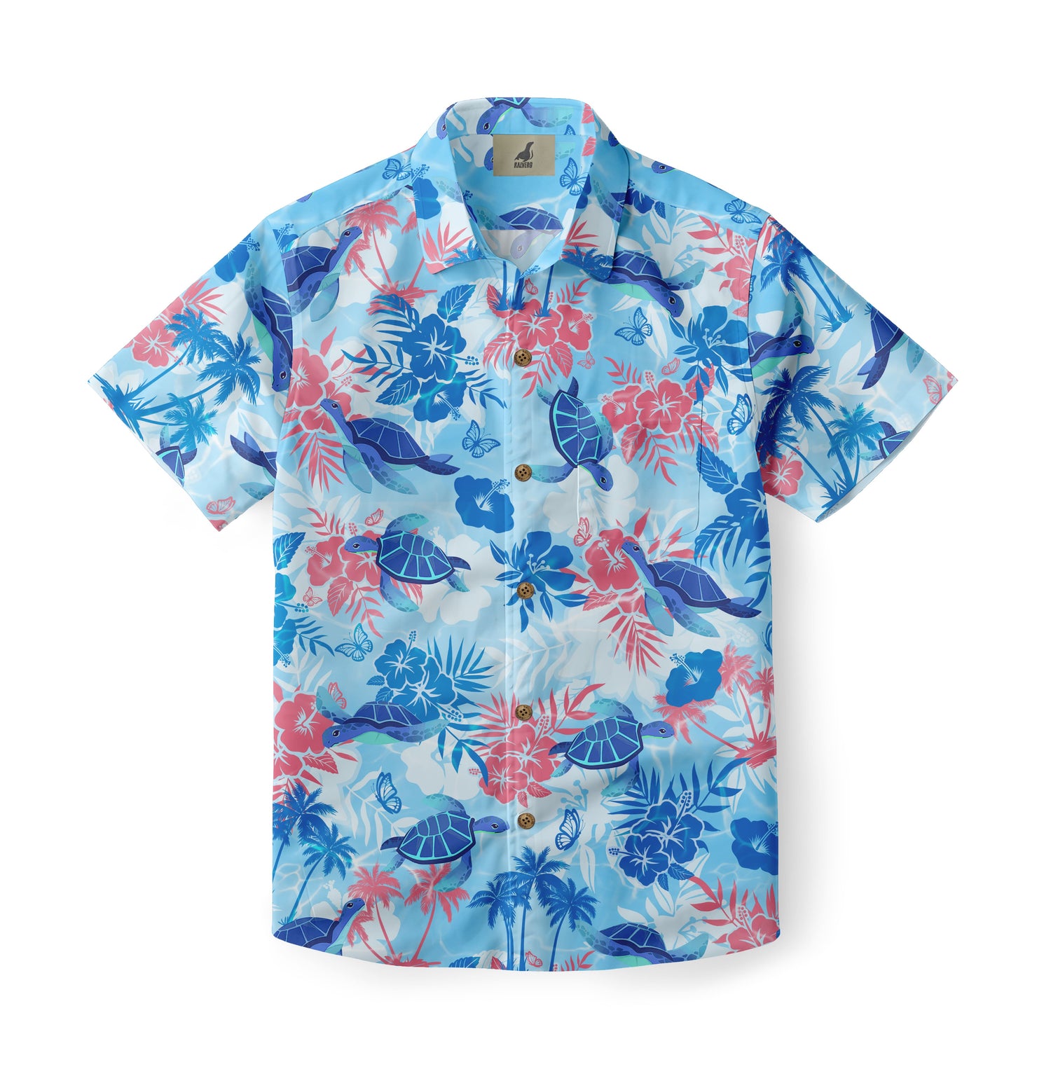 Turtle Hibiscus Aloha Shirt