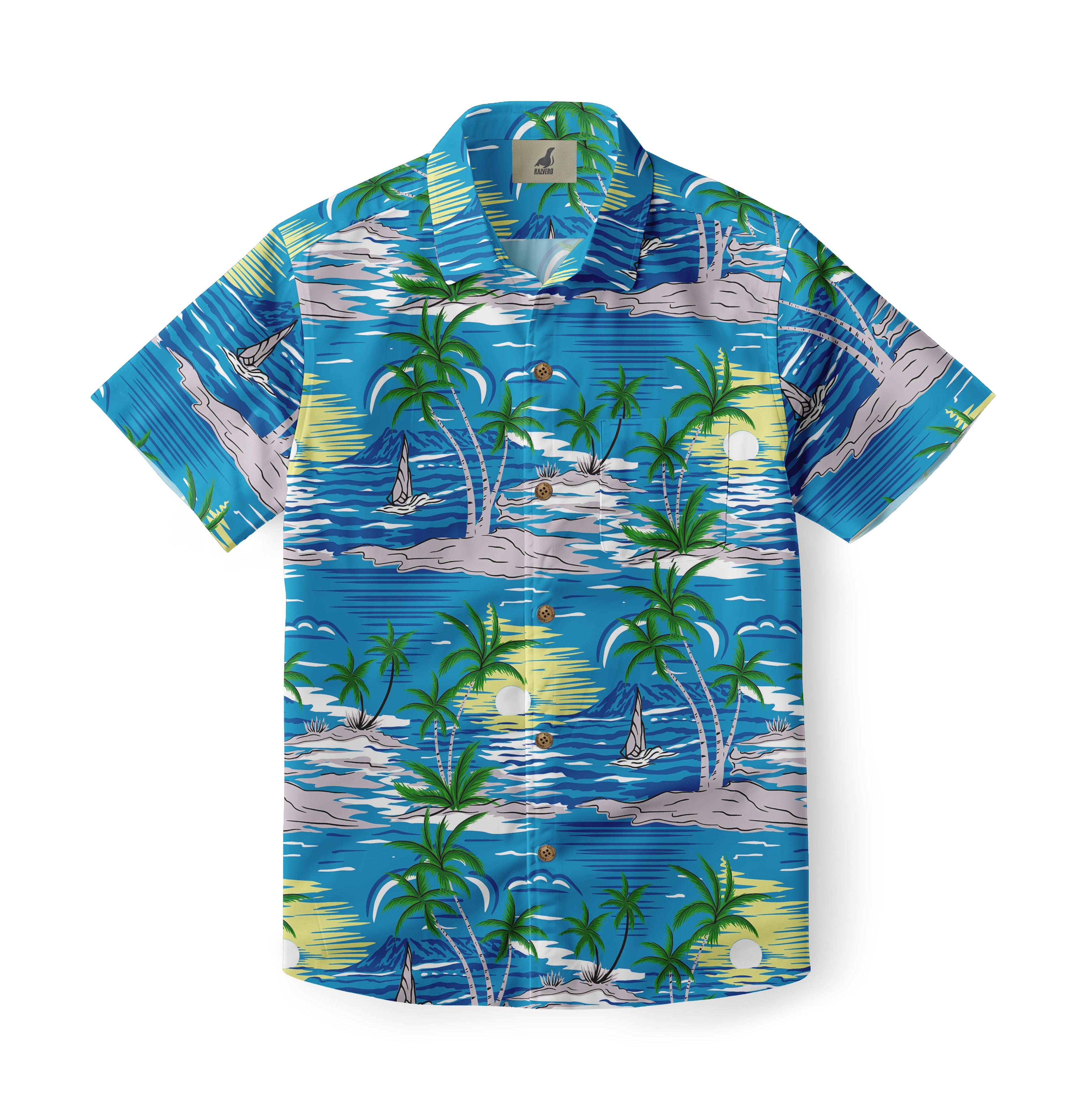 Sunset Sail Aloha Shirt