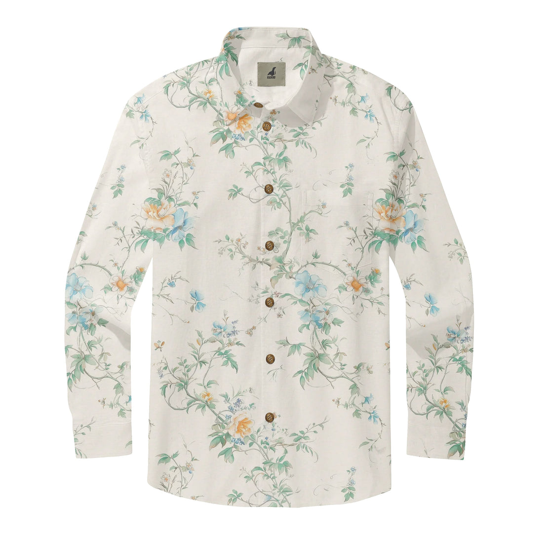Watercolor Garden Long Sleeve Shirts