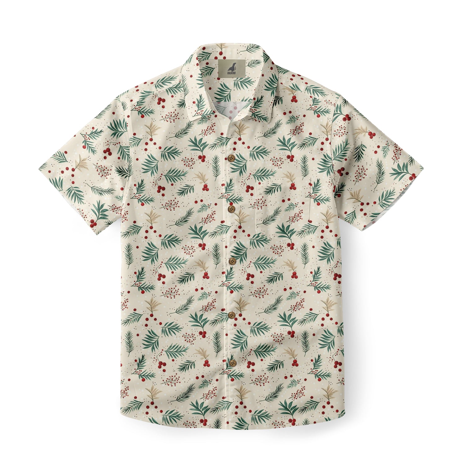 Botanical Berries Aloha Shirt
