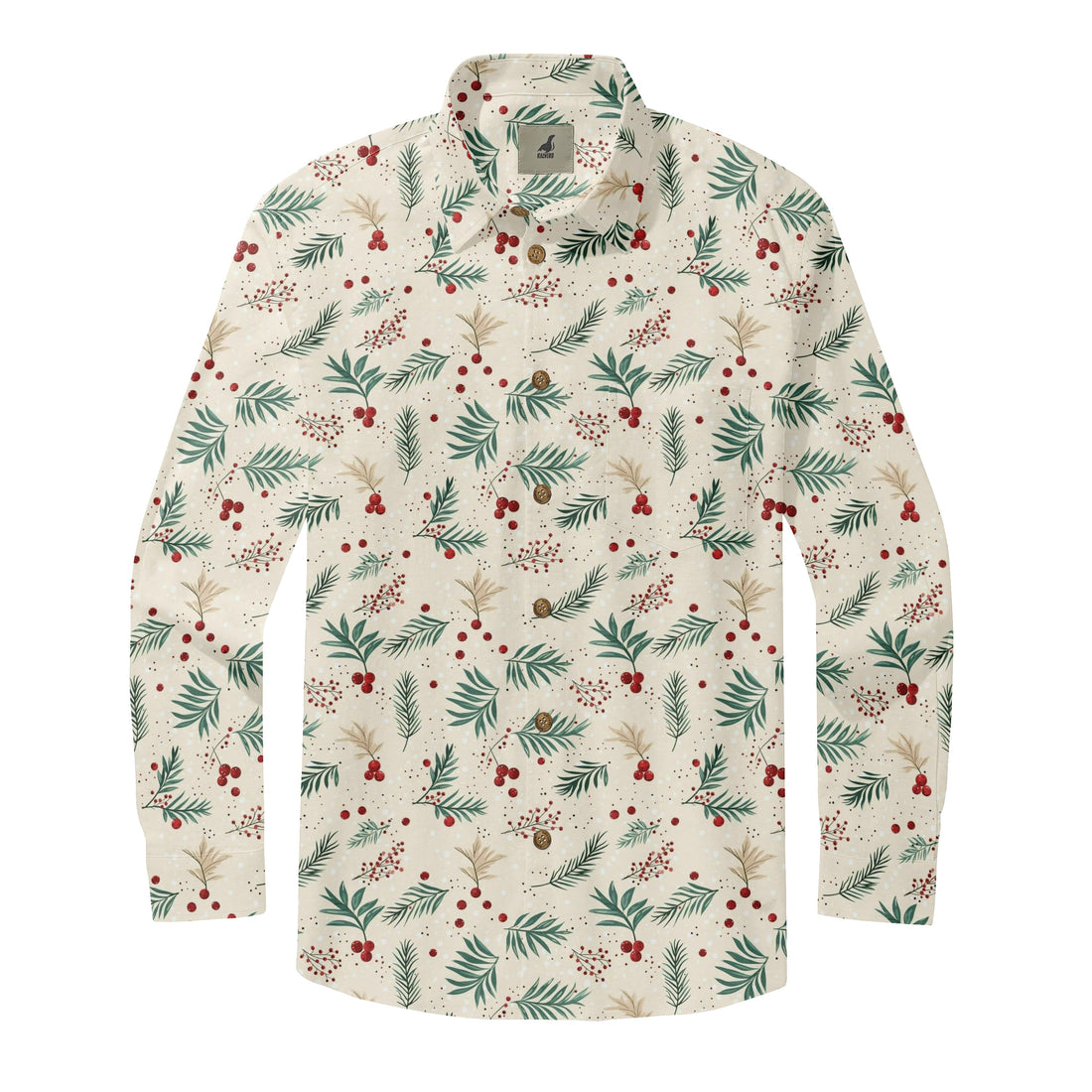 Botanical Berries Long Sleeve Shirts