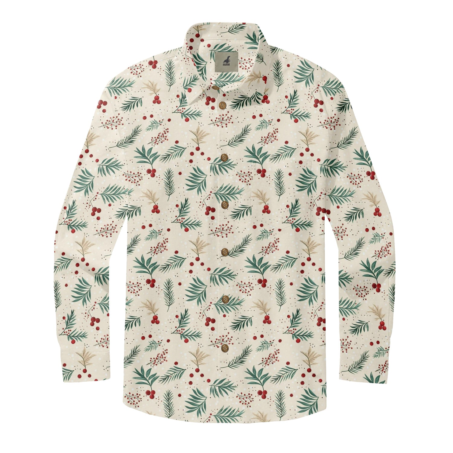 Botanical Berries Long Sleeve Shirts