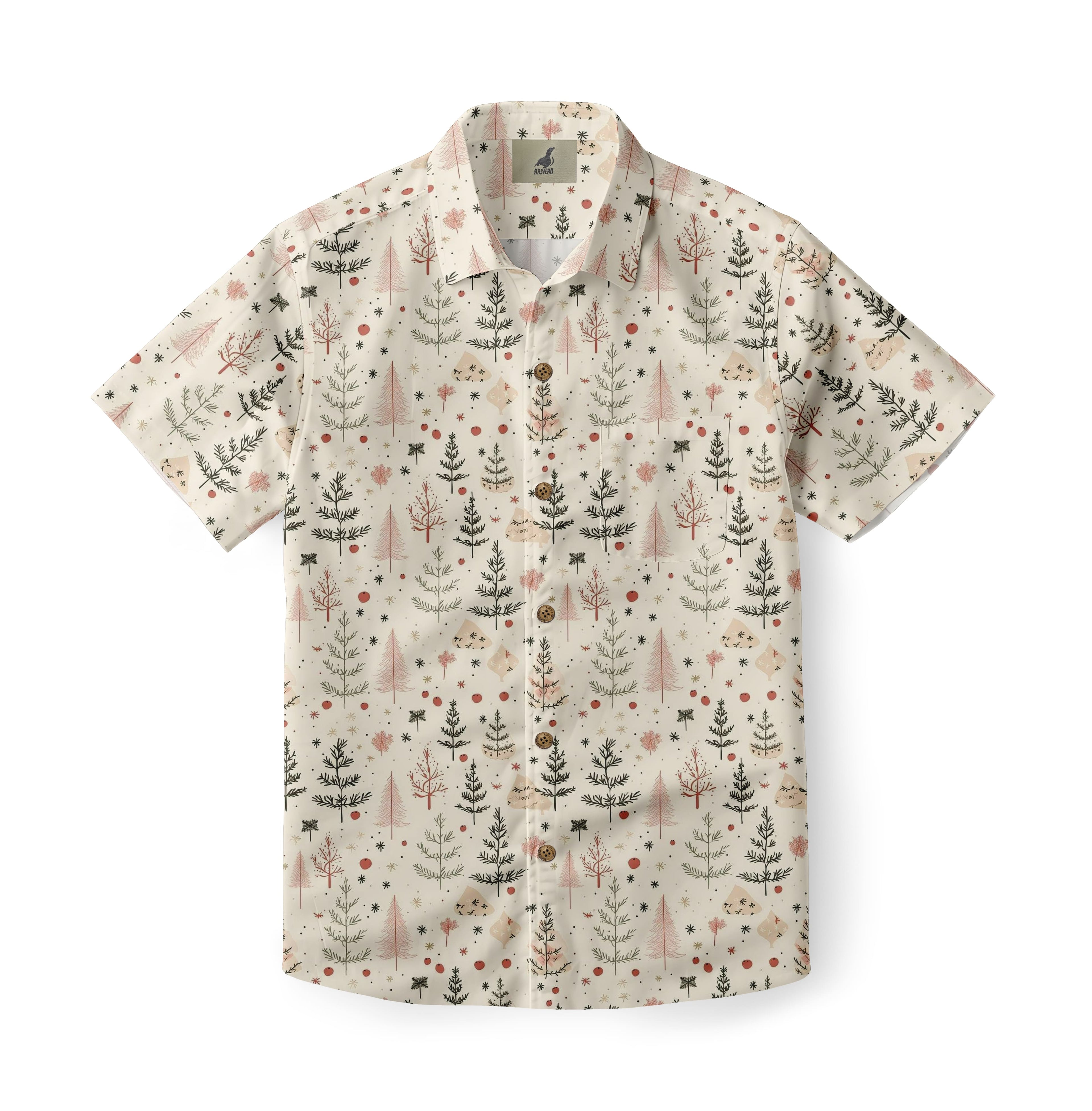 Winter Christmas Aloha Shirt