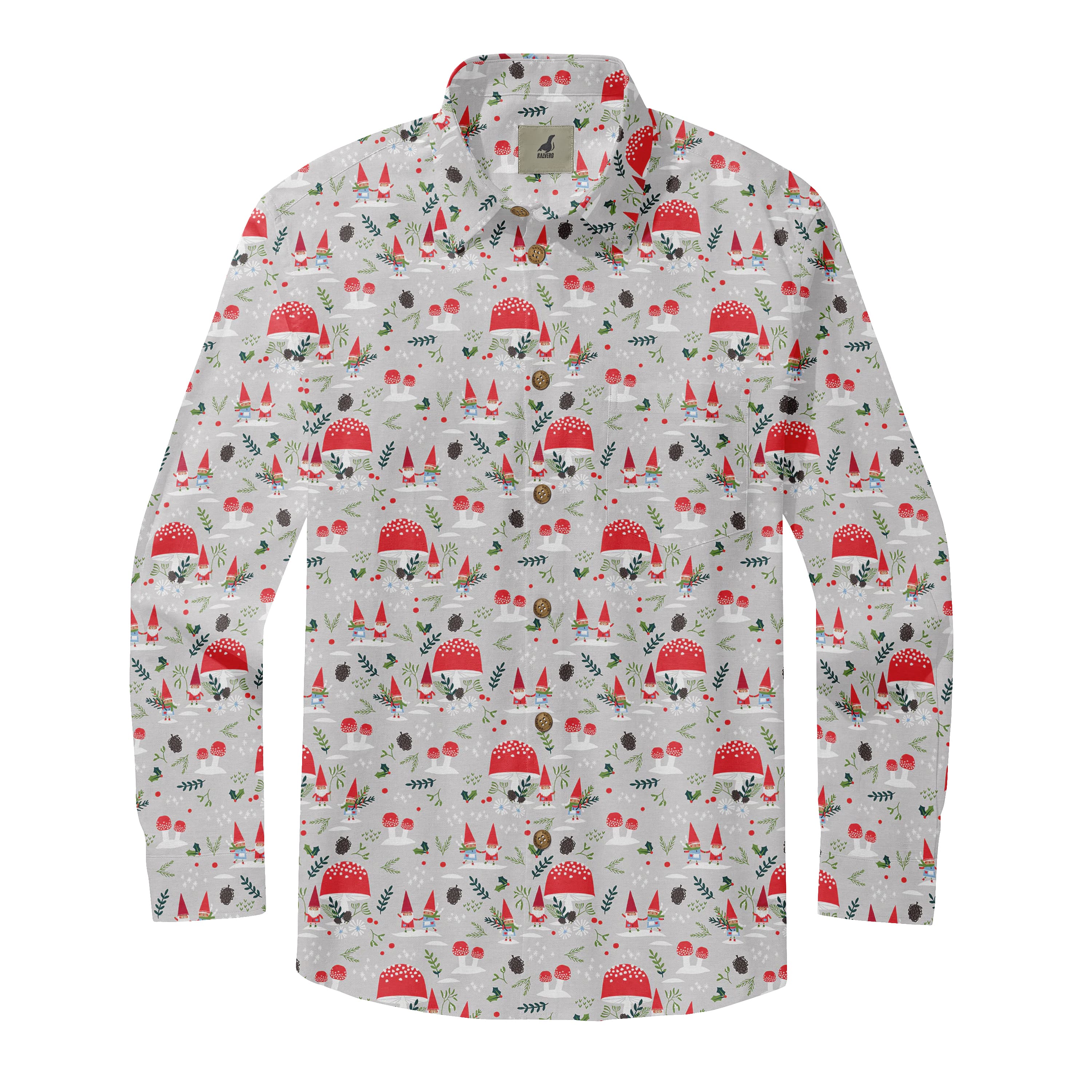 Christmas Mushroom Long Sleeve Shirts