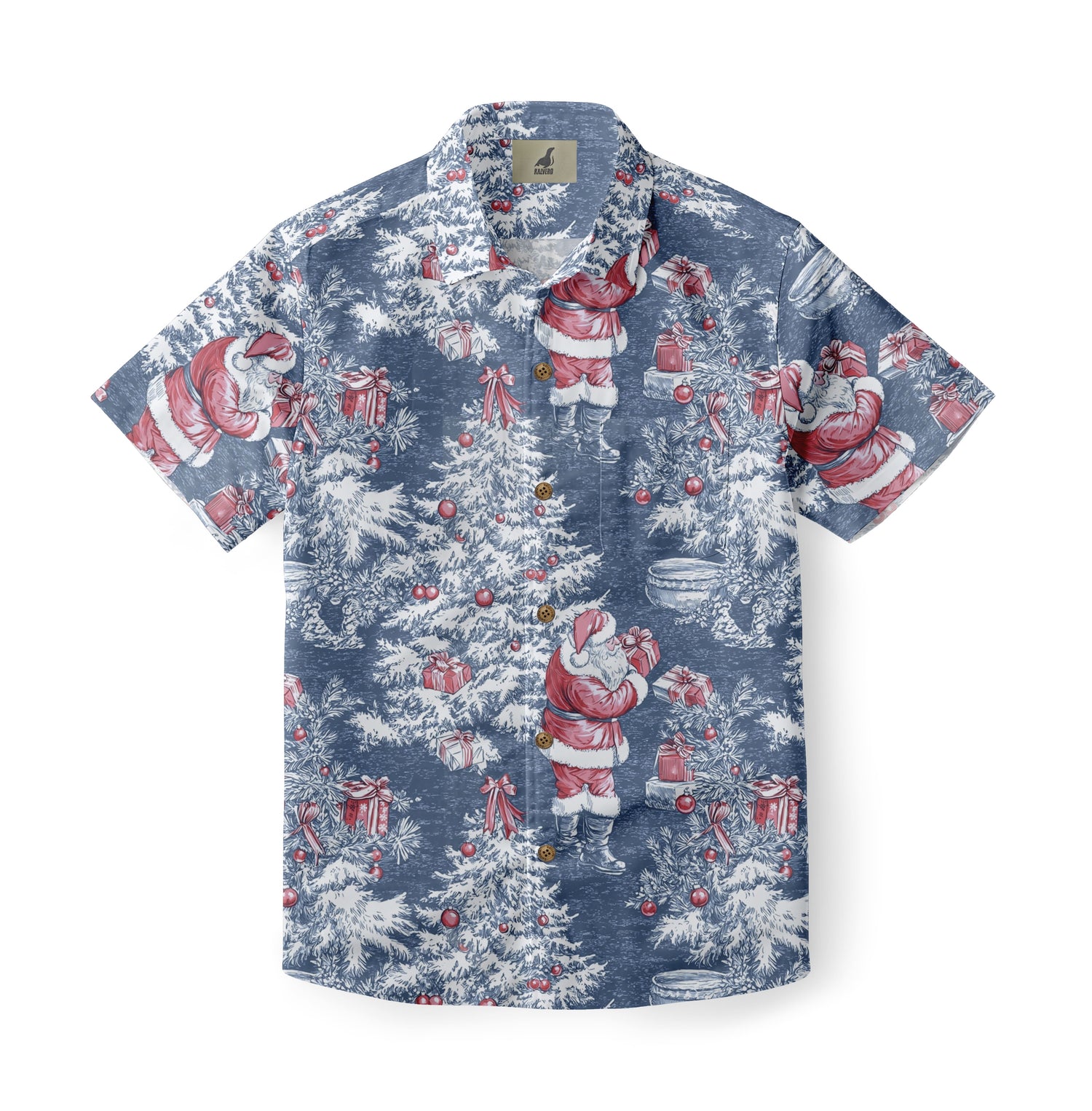 Christmas Scene Aloha Shirt