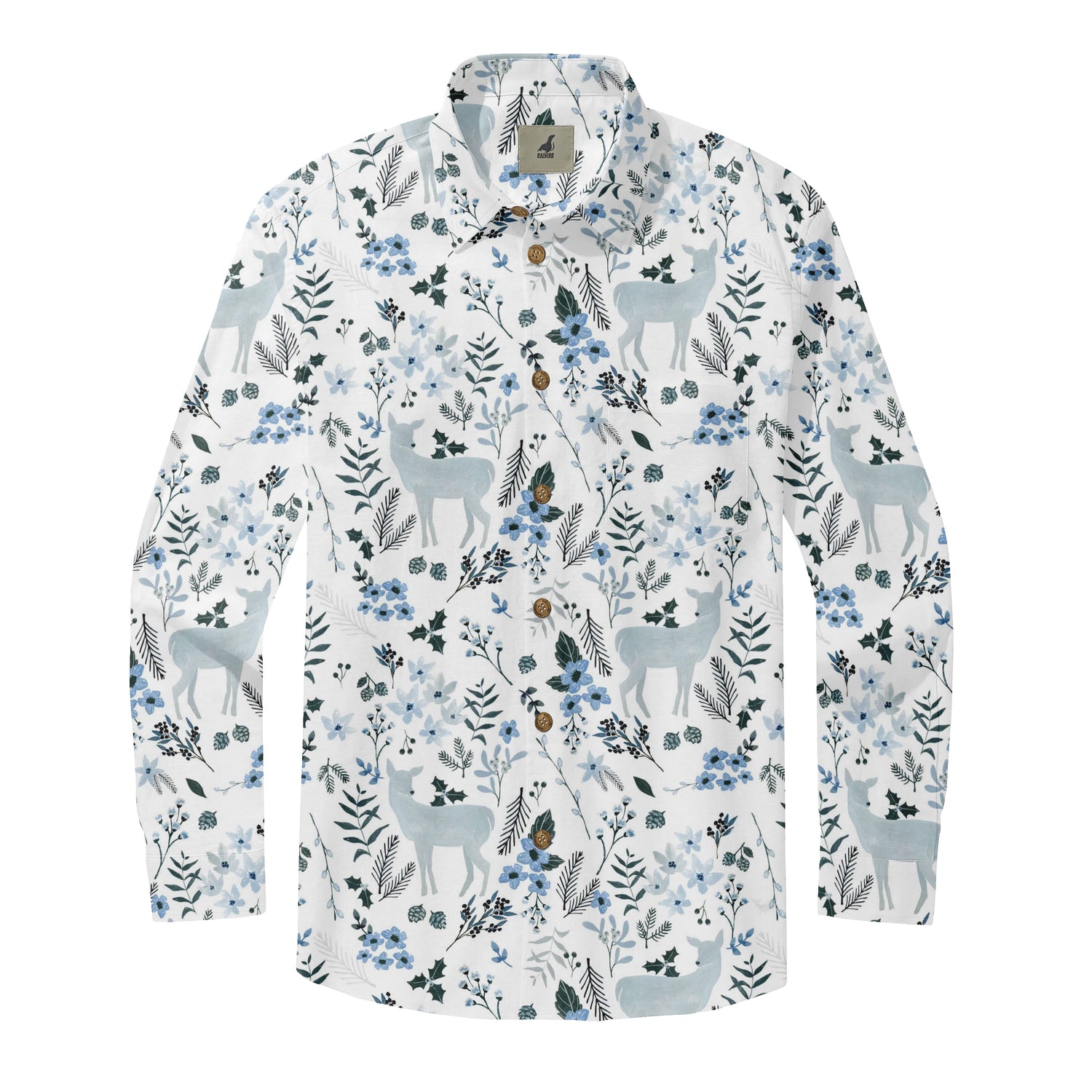 Deer Forest Long Sleeve Shirts