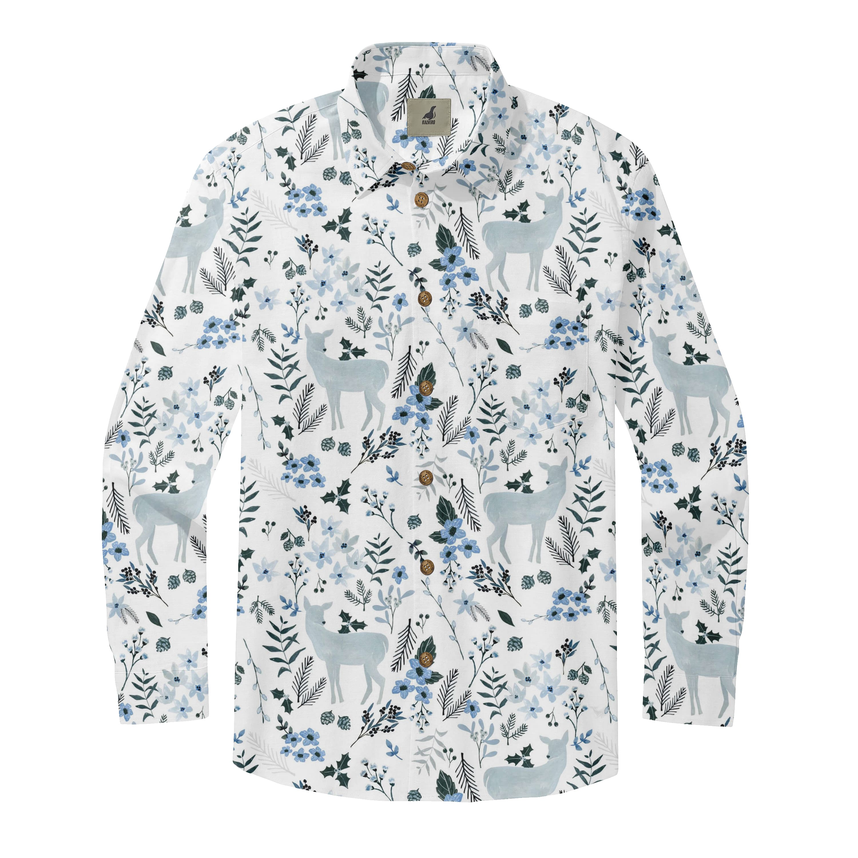 Deer Forest Long Sleeve Shirts