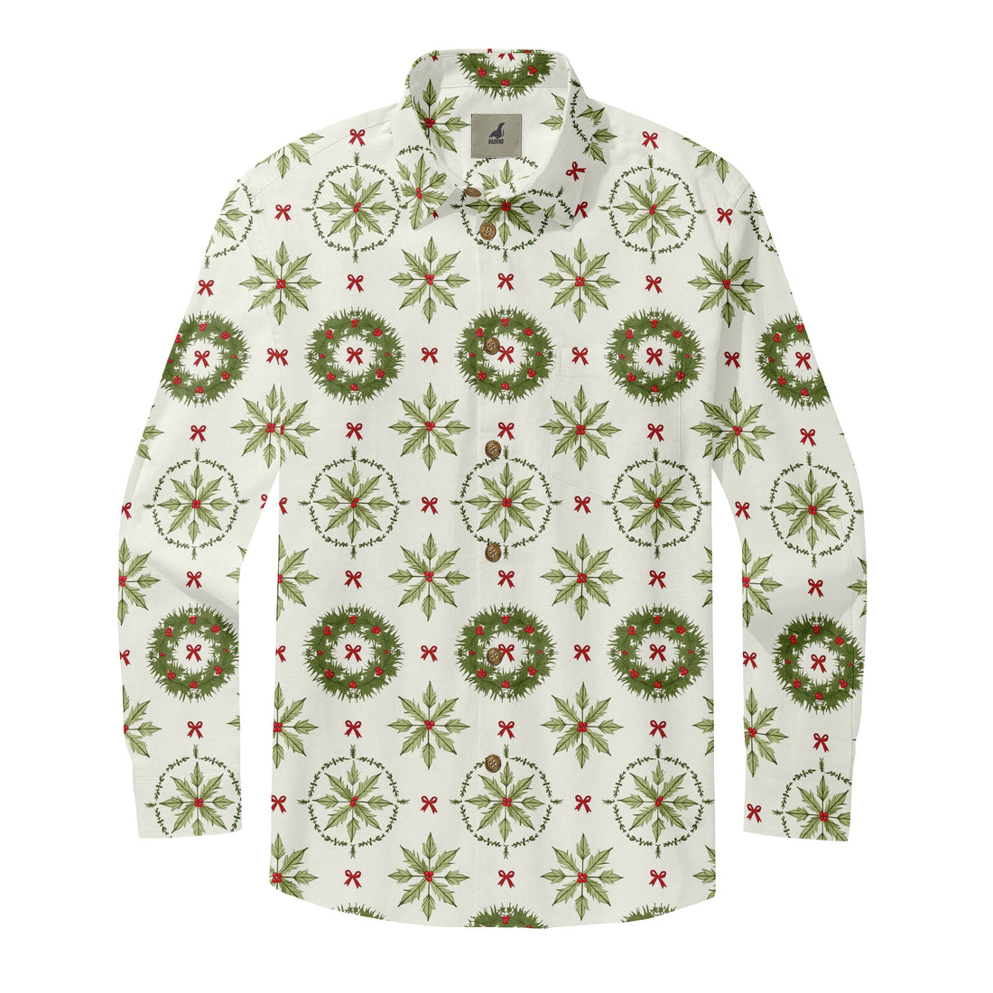 Christmas Wreaths Long Sleeve Shirts