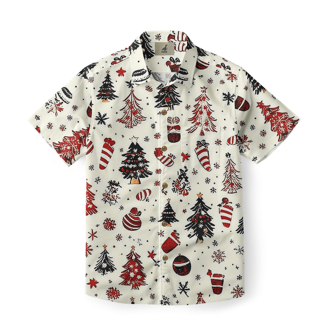 Tree Sketch Aloha Shirt