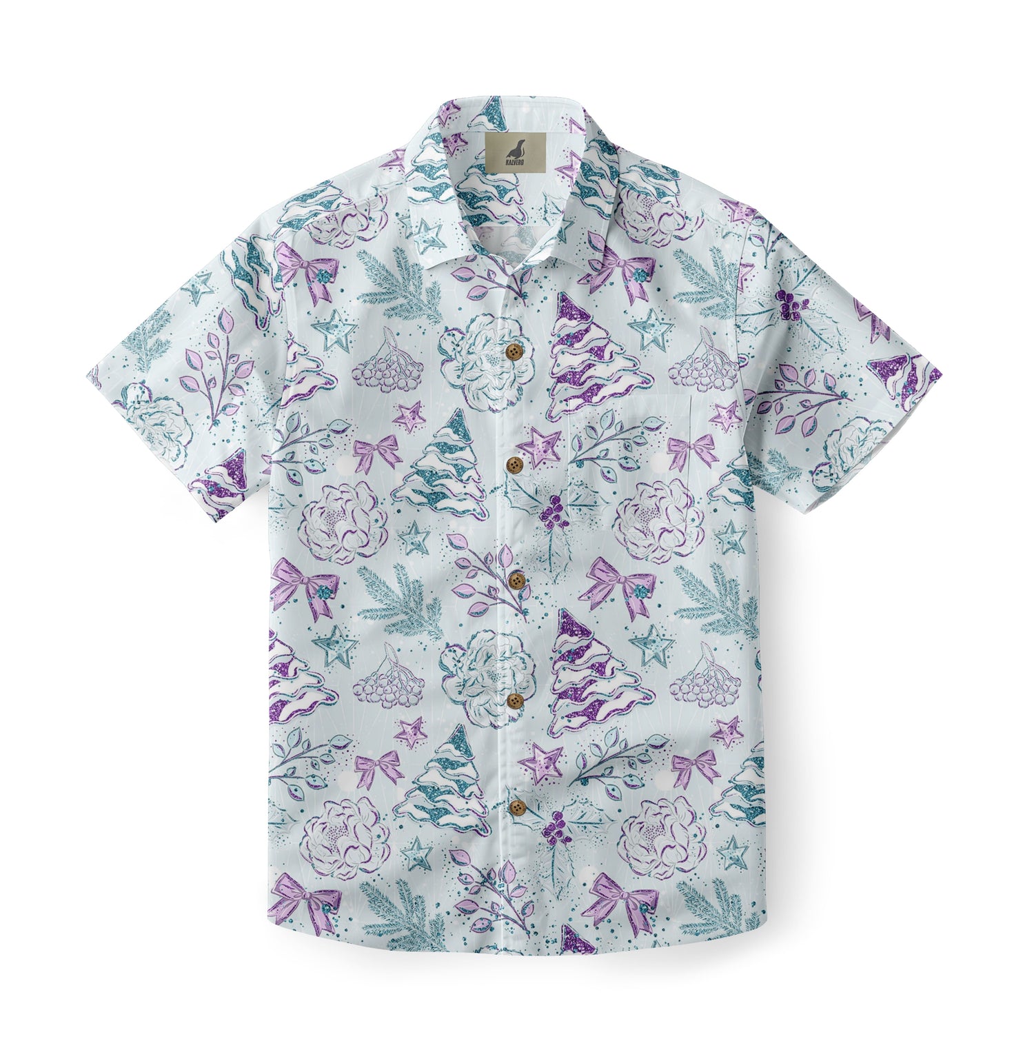 Trees Holiday Aloha Shirt