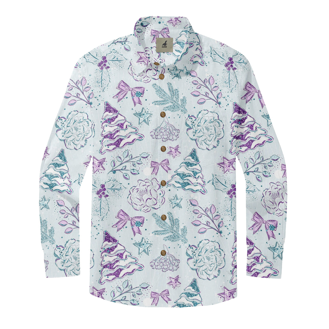 Trees Holiday Long Sleeve Shirts