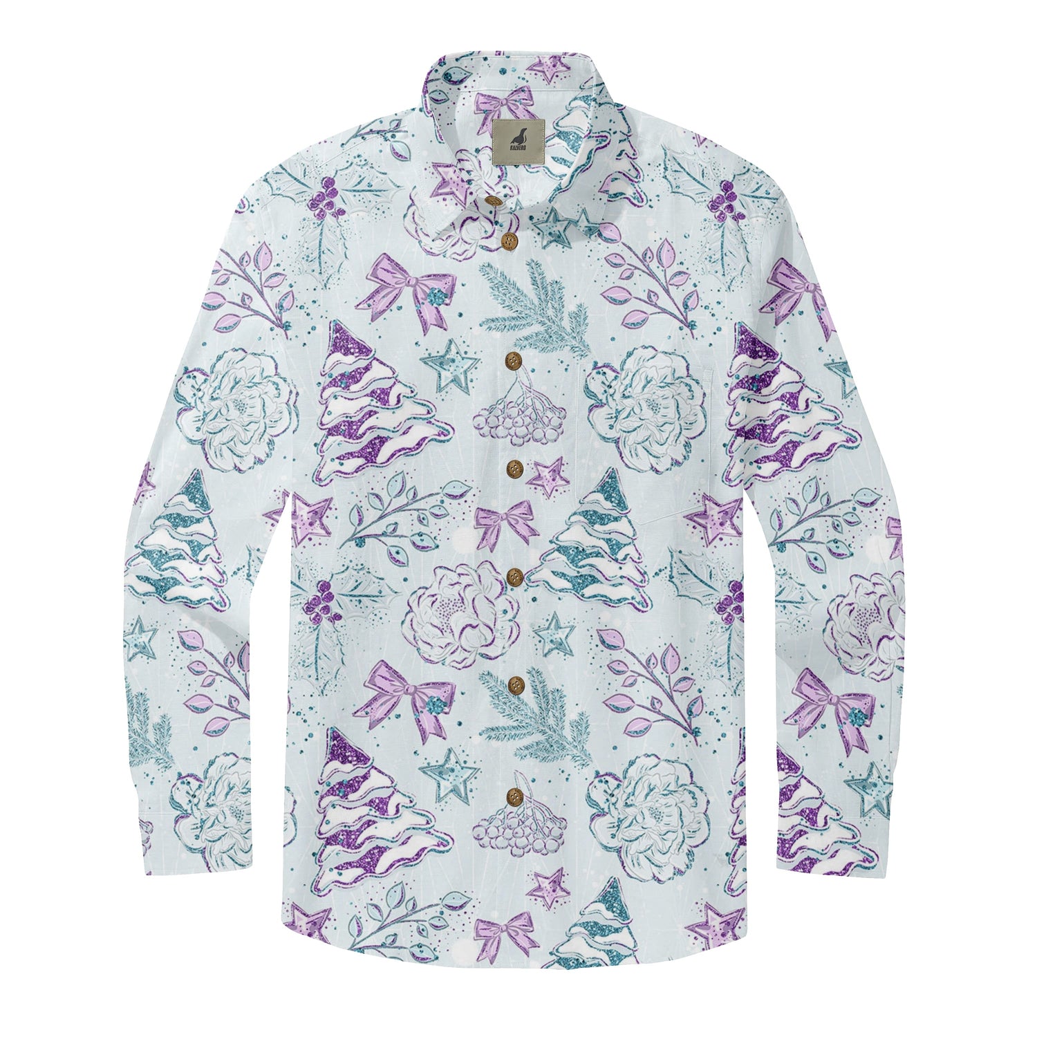 Trees Holiday Long Sleeve Shirts