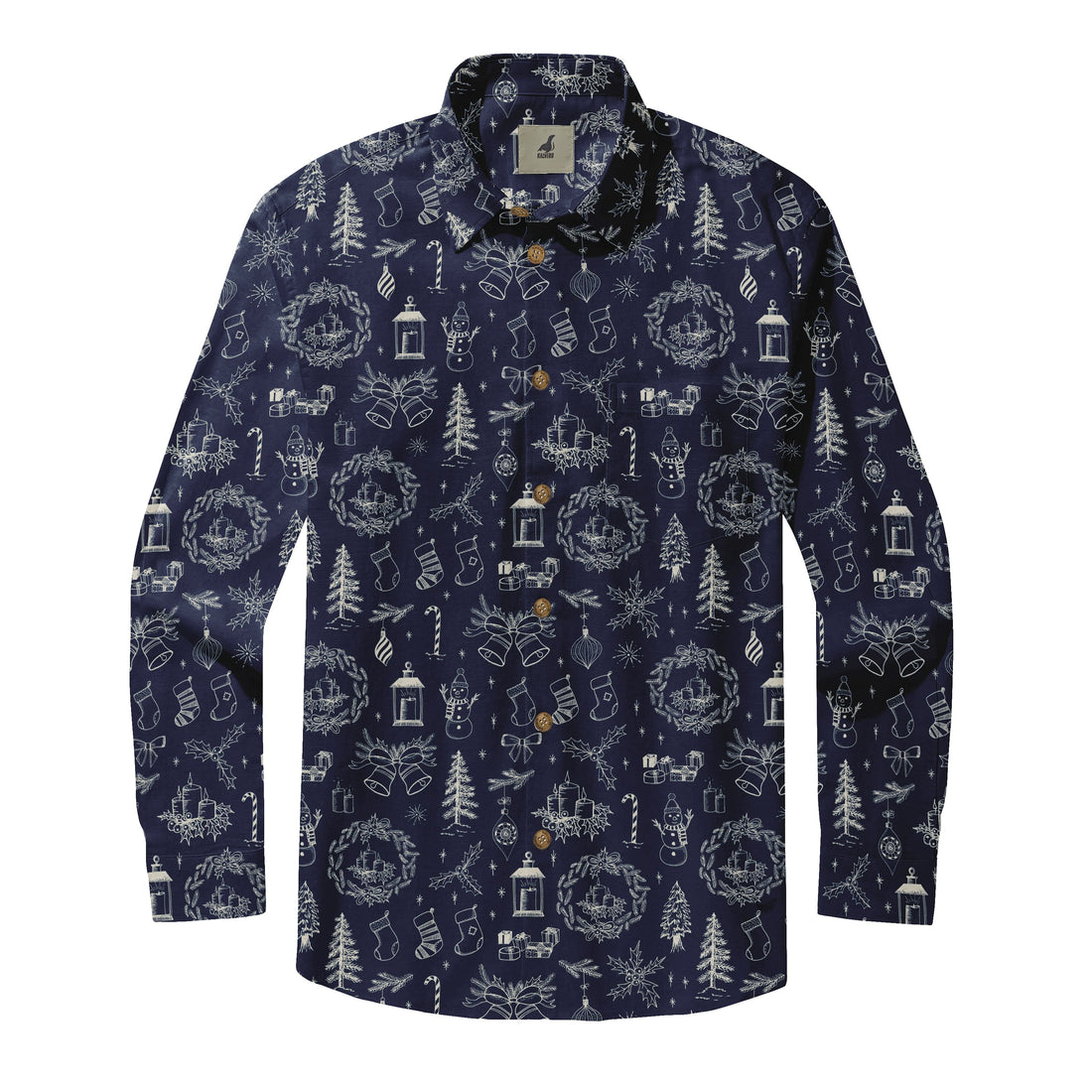 Holiday Pattern Long Sleeve Shirts