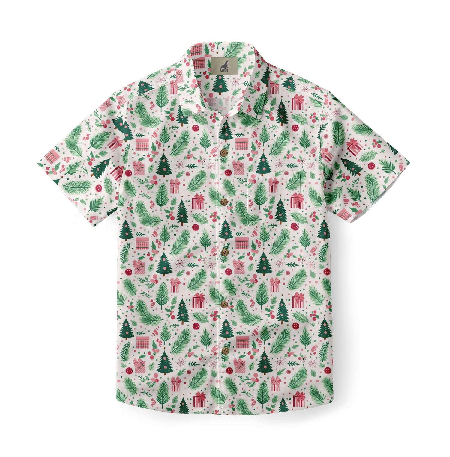 Christmas Greenery  Aloha Shirt