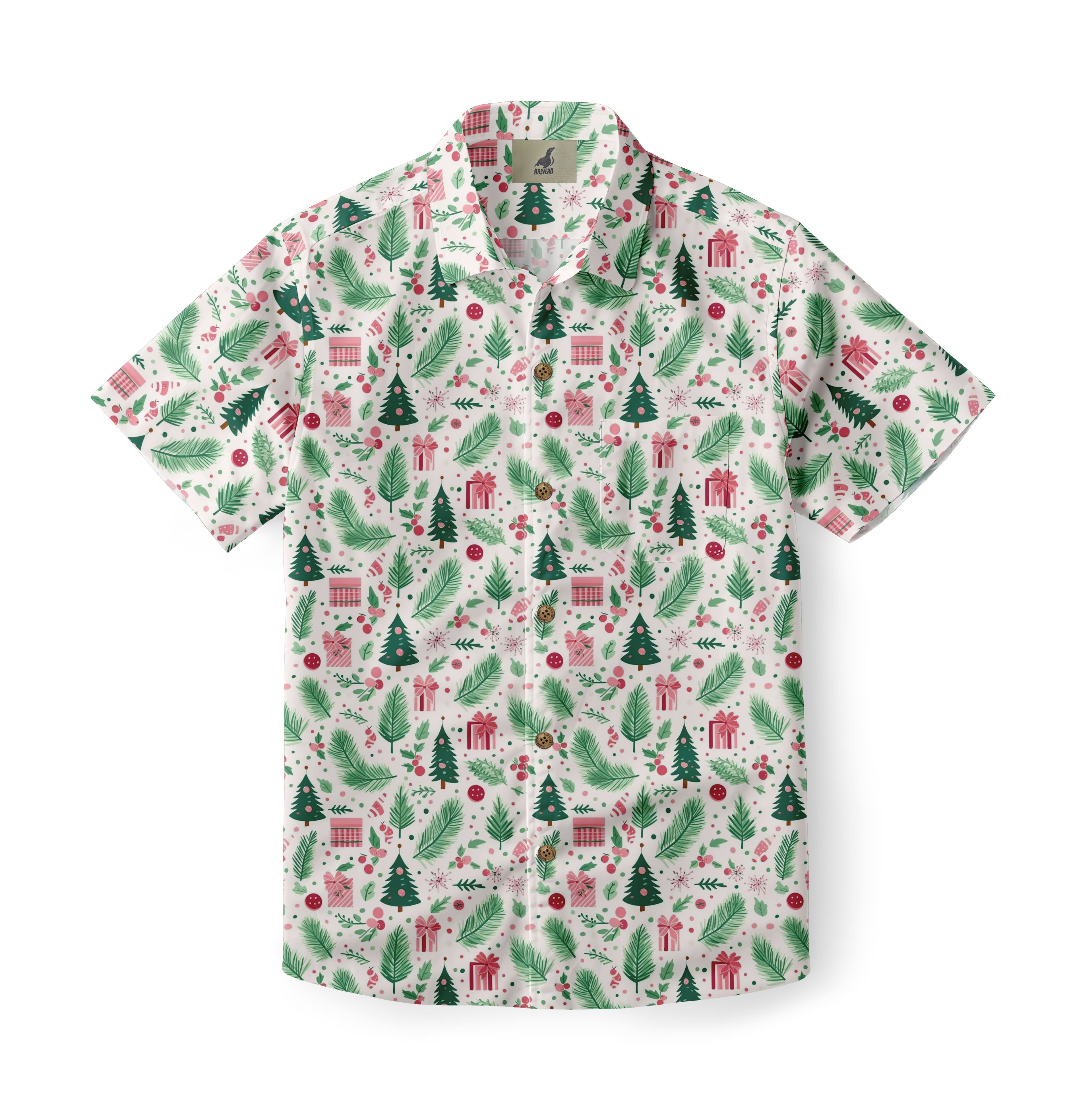 Christmas Greenery  Aloha Shirt