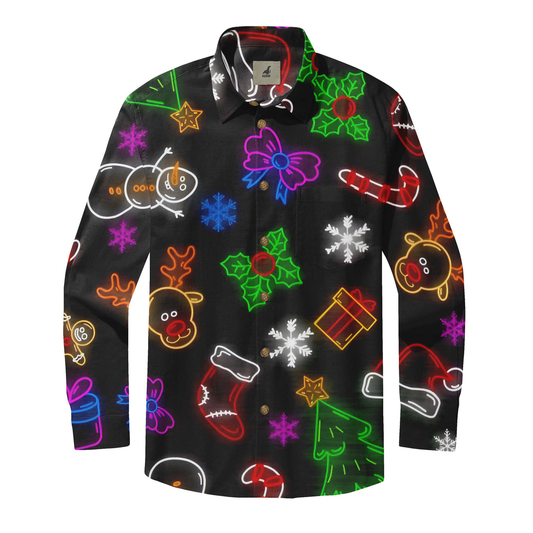 Neon Christmas Long Sleeve Shirts